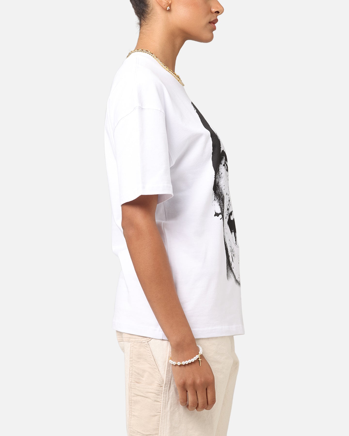 Goat Crew X American Psycho American Psycho T-Shirt White Style001