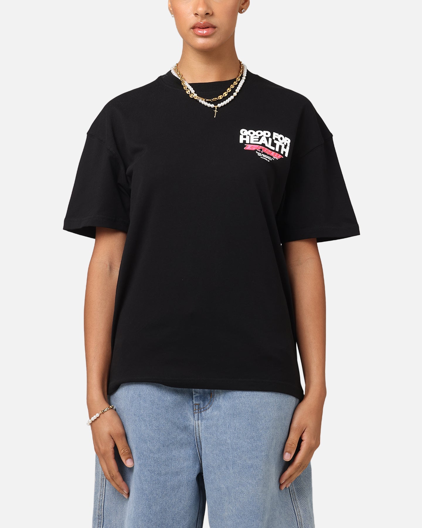 Goat Crew Good 4 Health T-Shirt Black Style001