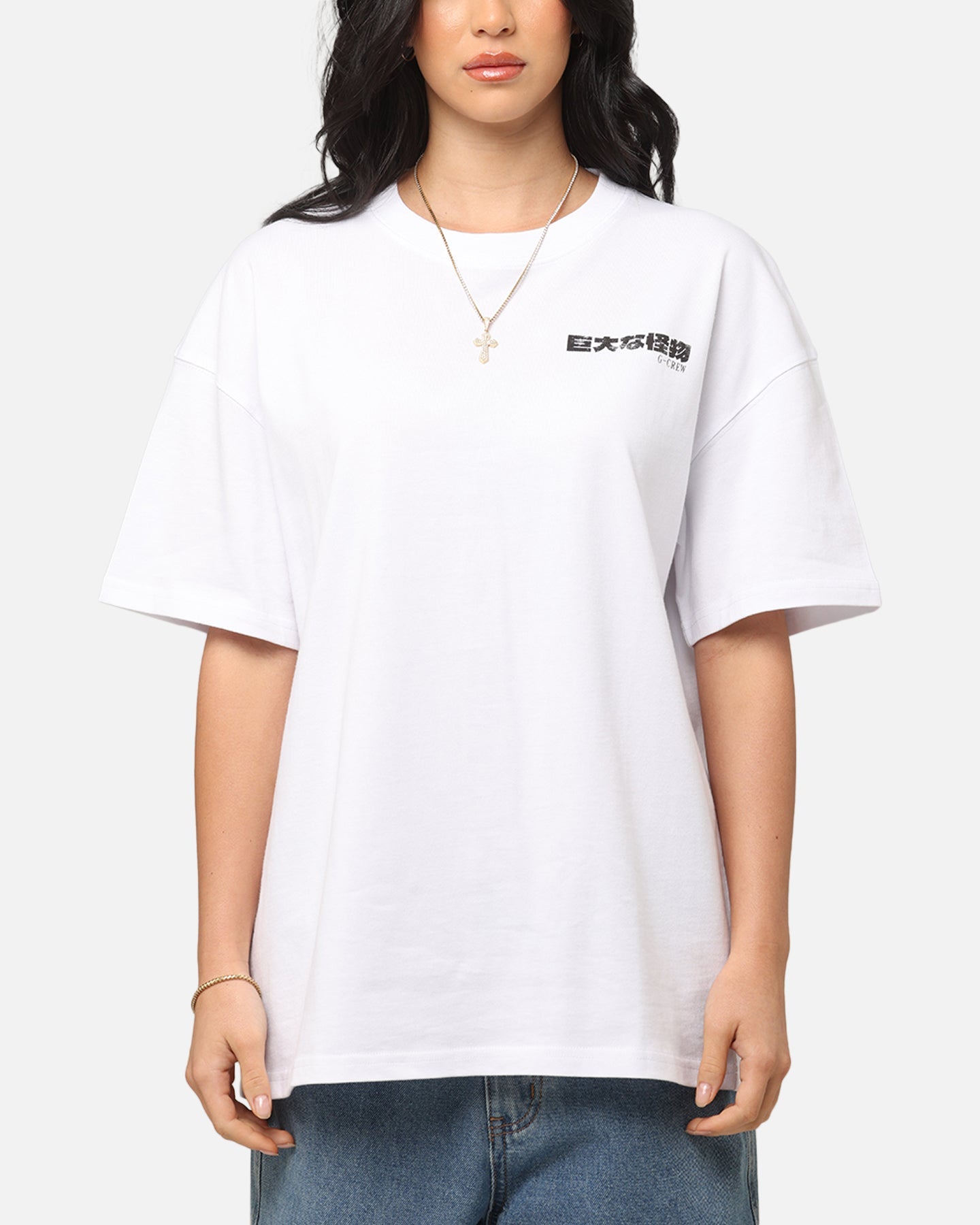 Goat Crew Osaka Dragon T-Shirt White Style001
