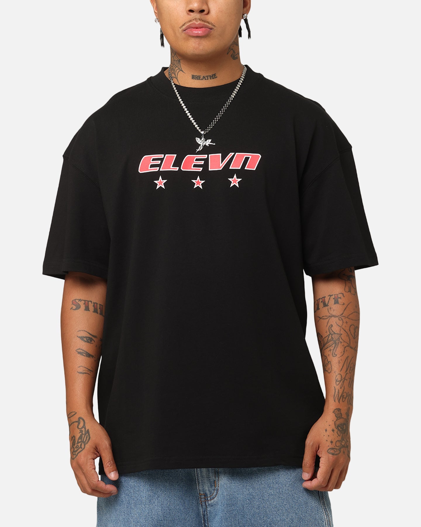 Elevn Clothing Co Racing T-Shirt Black