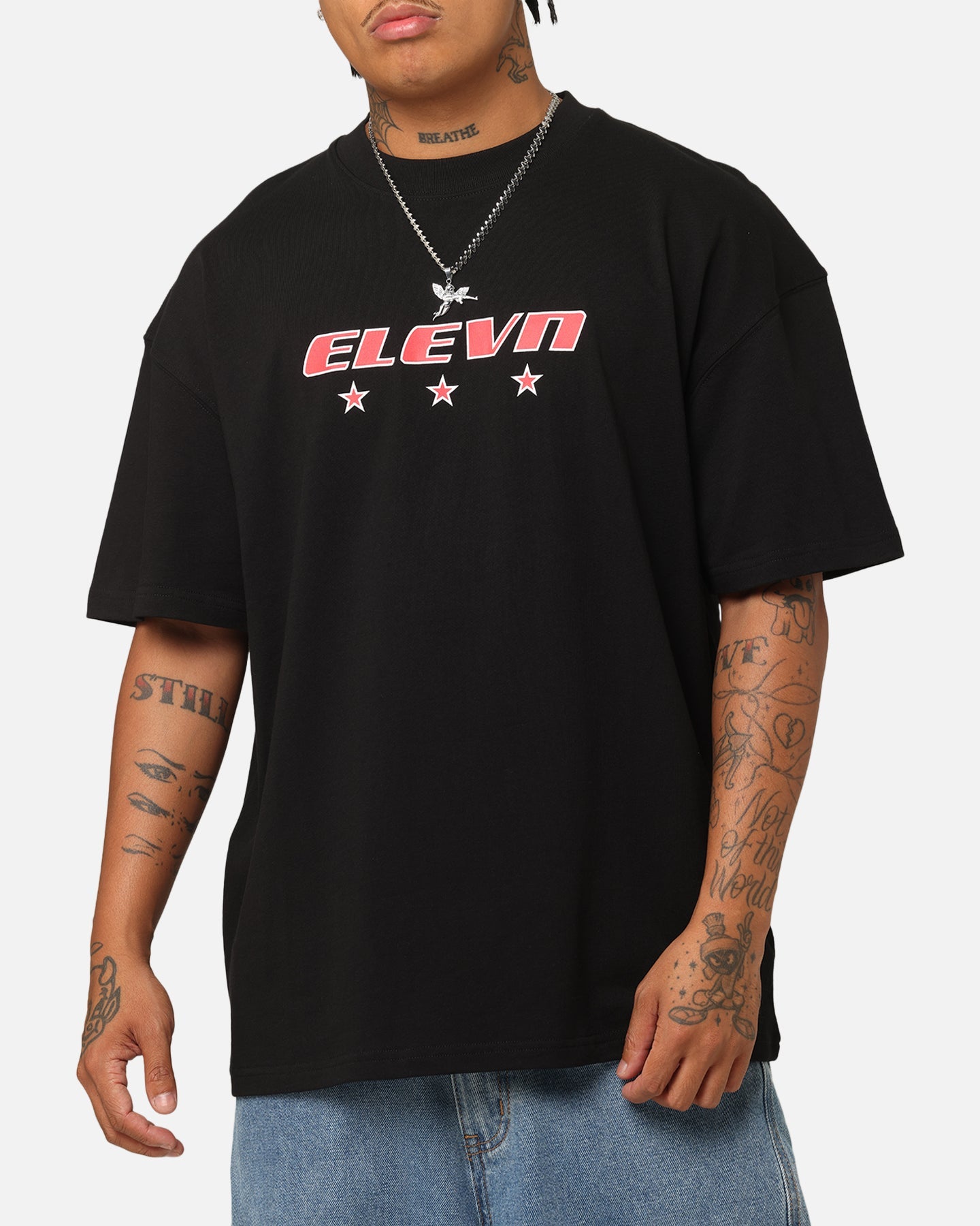 Elevn Clothing Co Racing T-Shirt Black