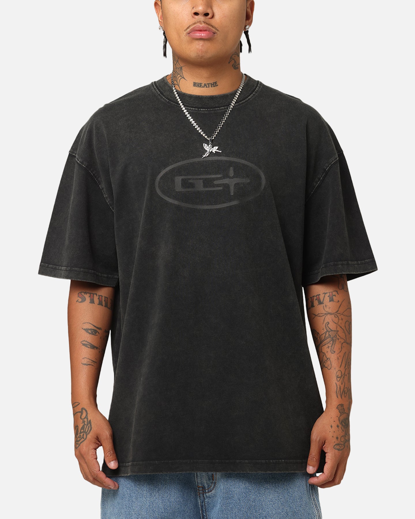 Goat Crew Solidaritry T-Shirt Off Black
