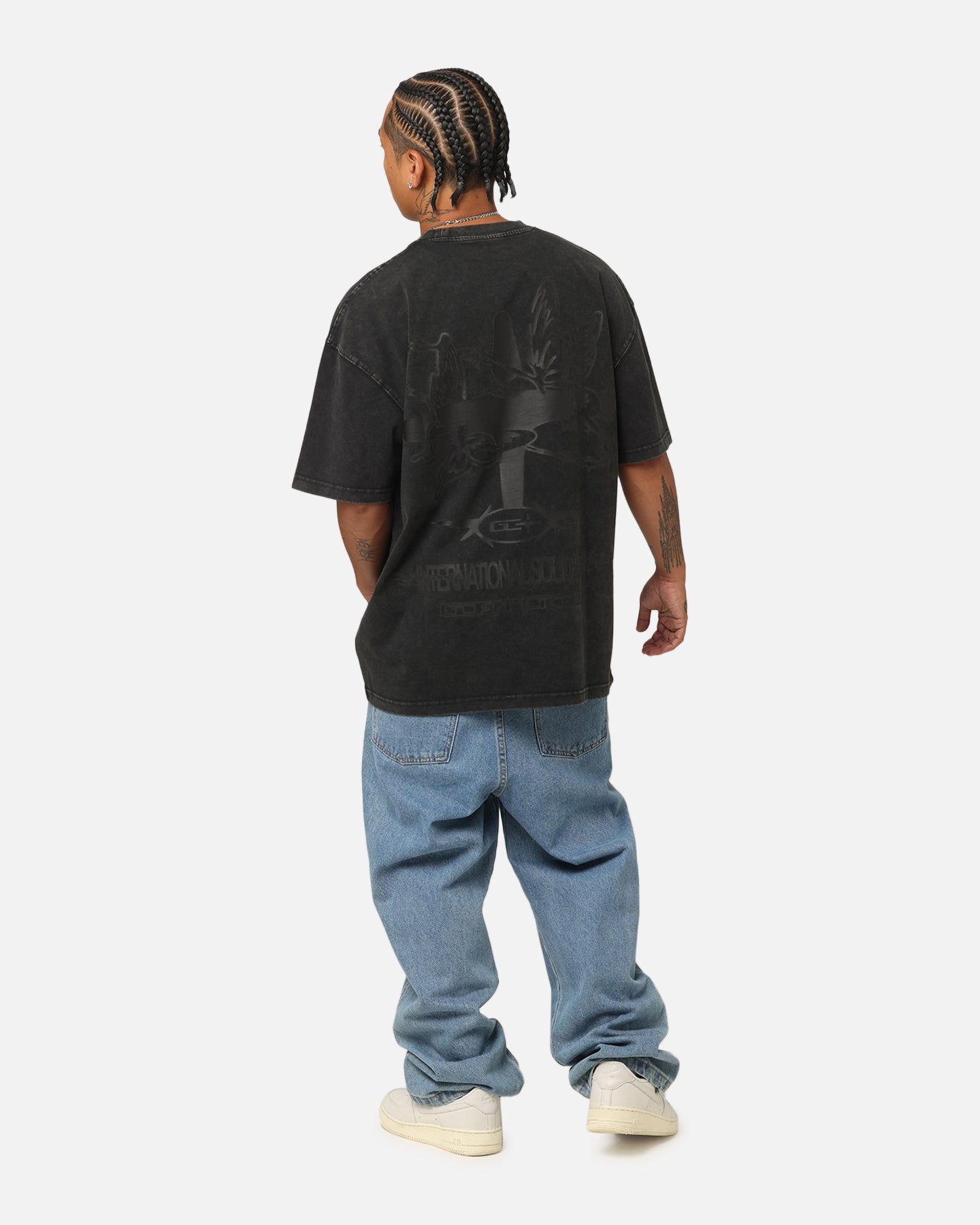 Goat Crew Solidaritry T-Shirt Off Black