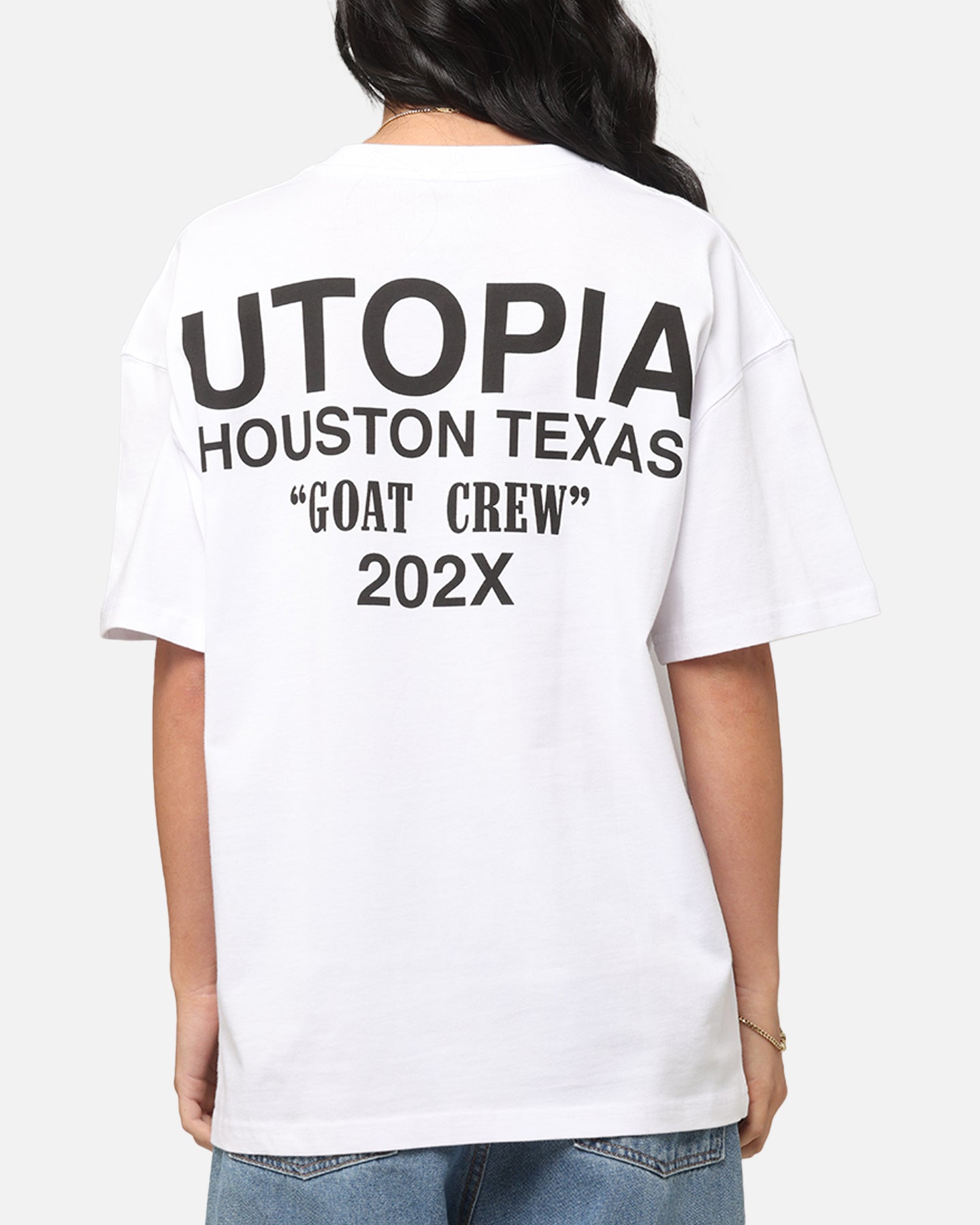 Goat Crew Utopia V2 T-Shirt White Style001