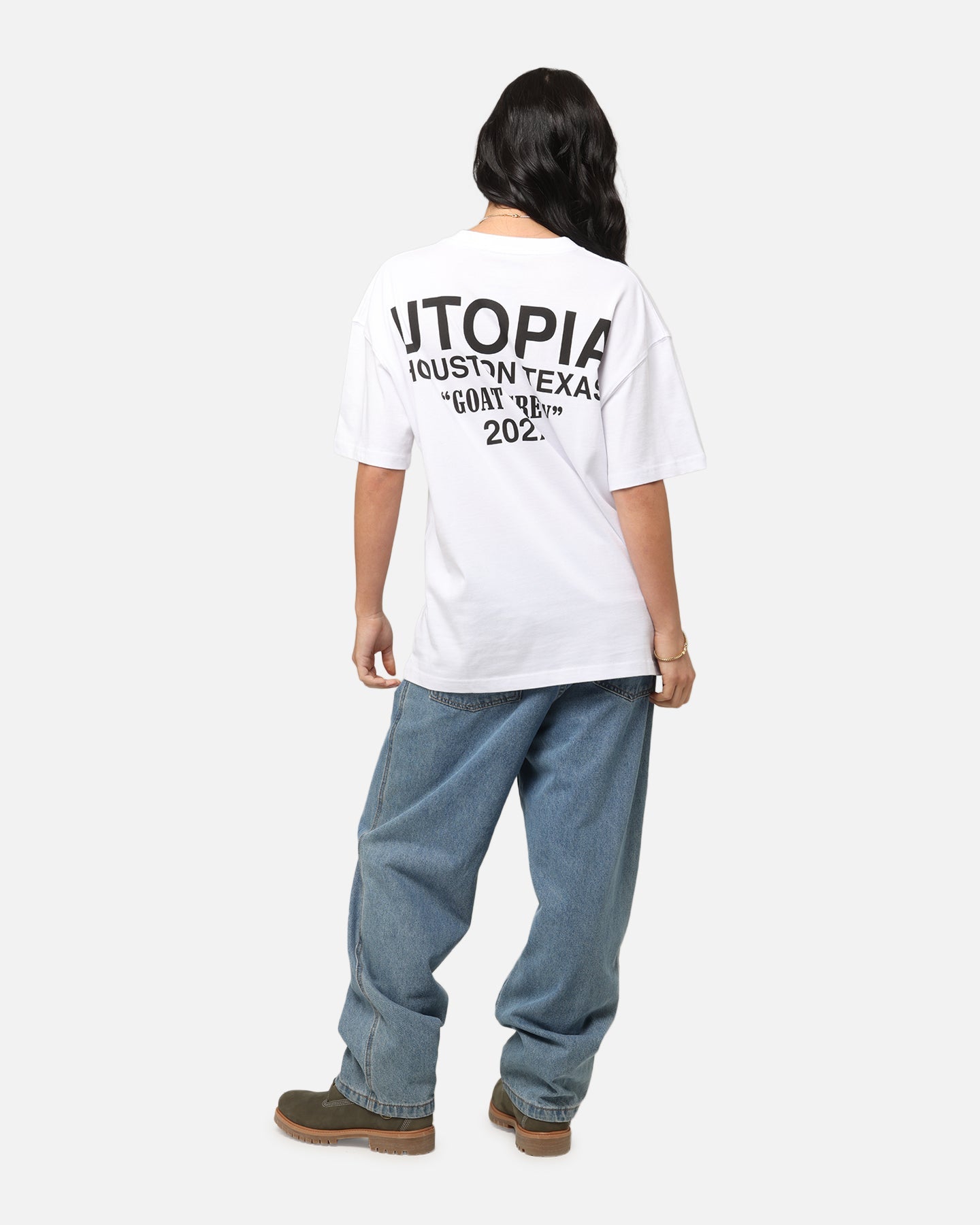 Goat Crew Utopia V2 T-Shirt White Style001