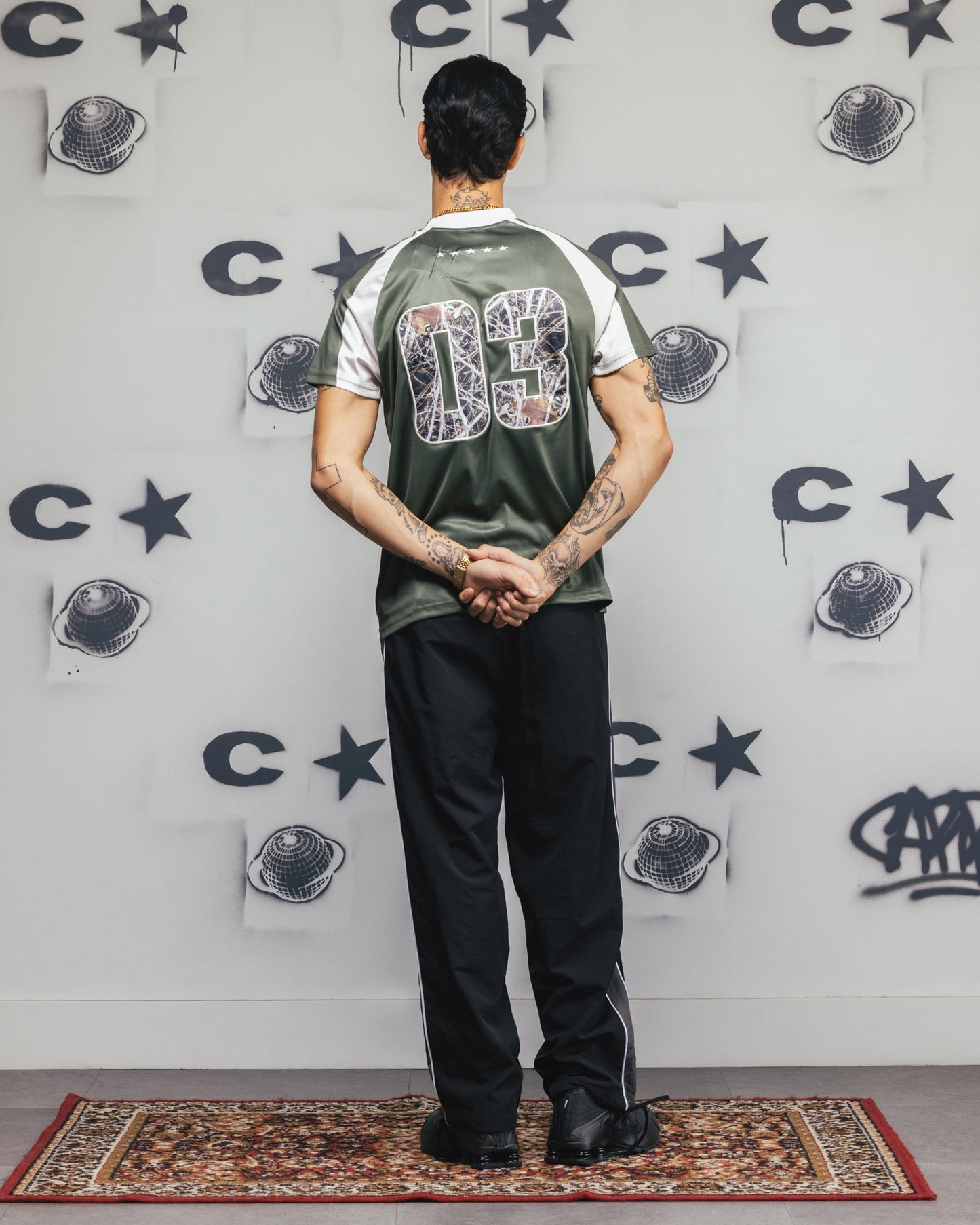 Carre Striker Jersey T-Shirt Green/White