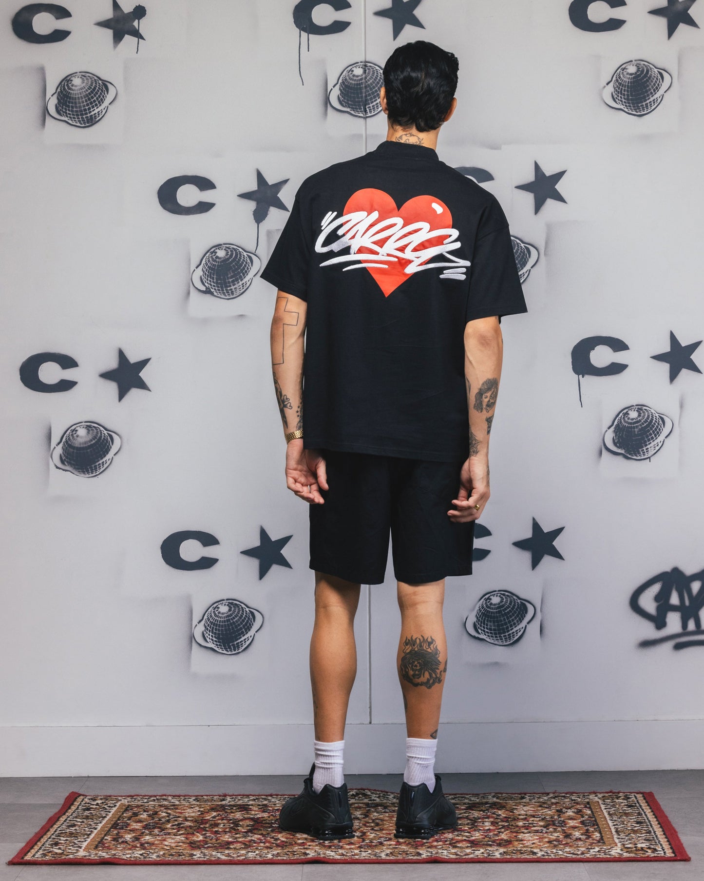Carre Romance T-Shirt Black