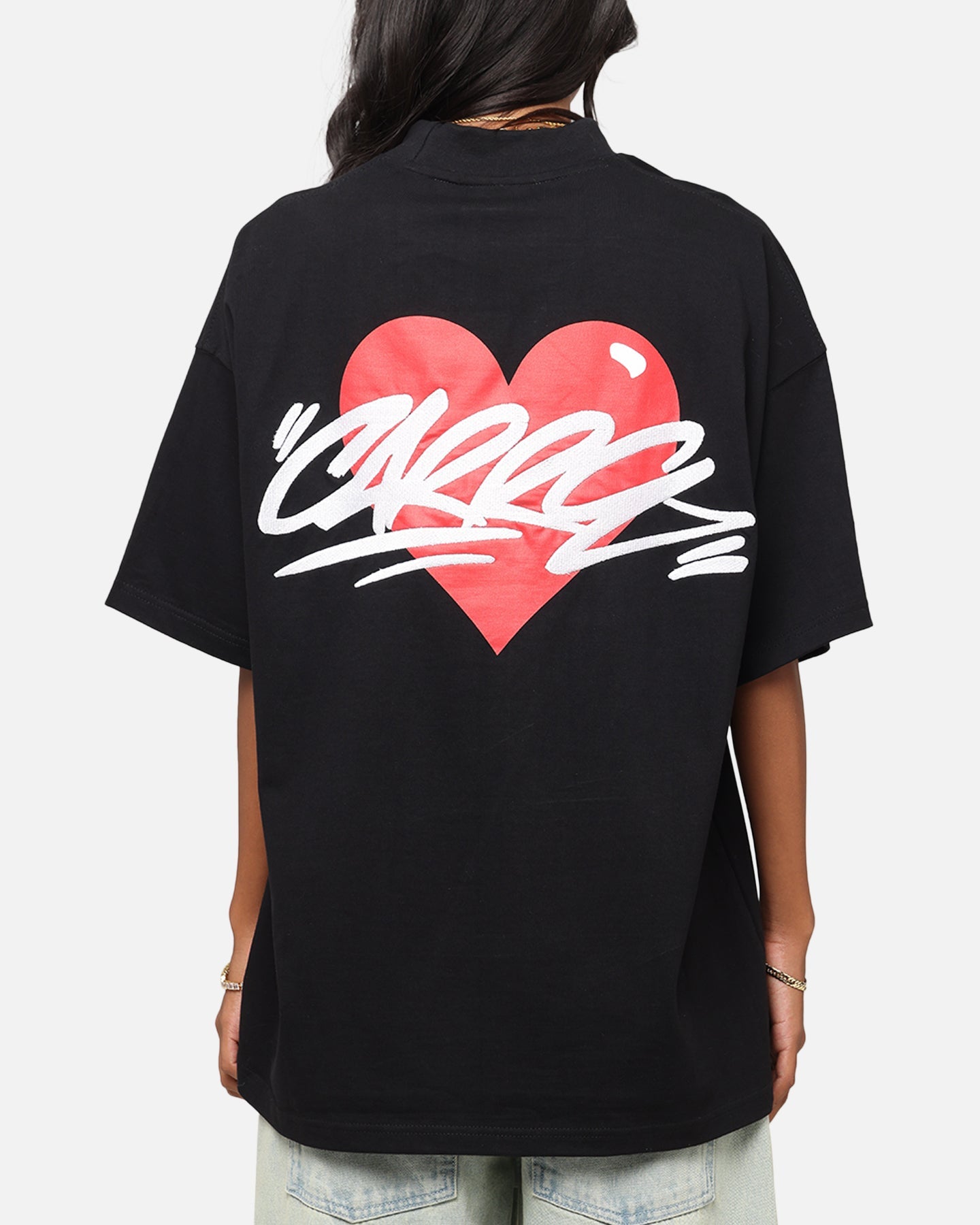 Carre Romance T-Shirt Black Style001