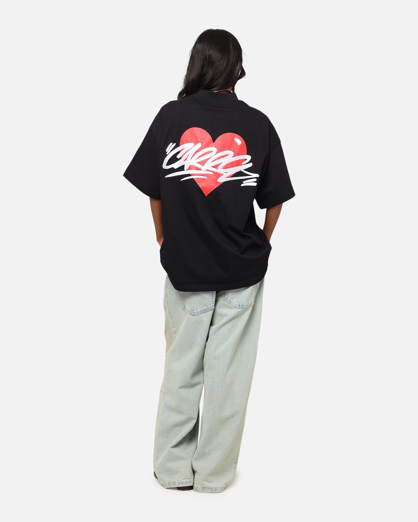 Carre Romance T-Shirt Black Style001