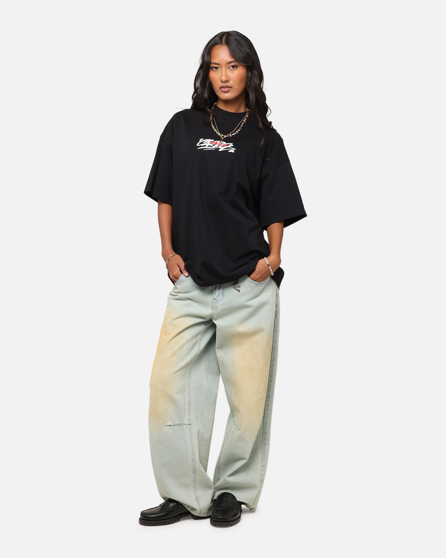 Carre Romance T-Shirt Black Style001