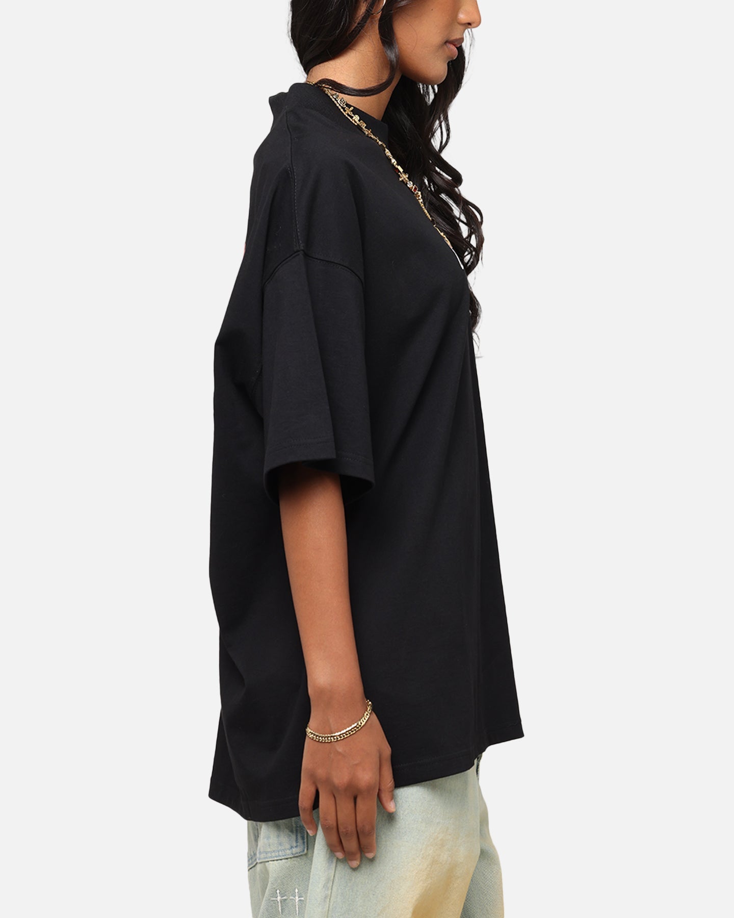 Carre Romance T-Shirt Black Style001