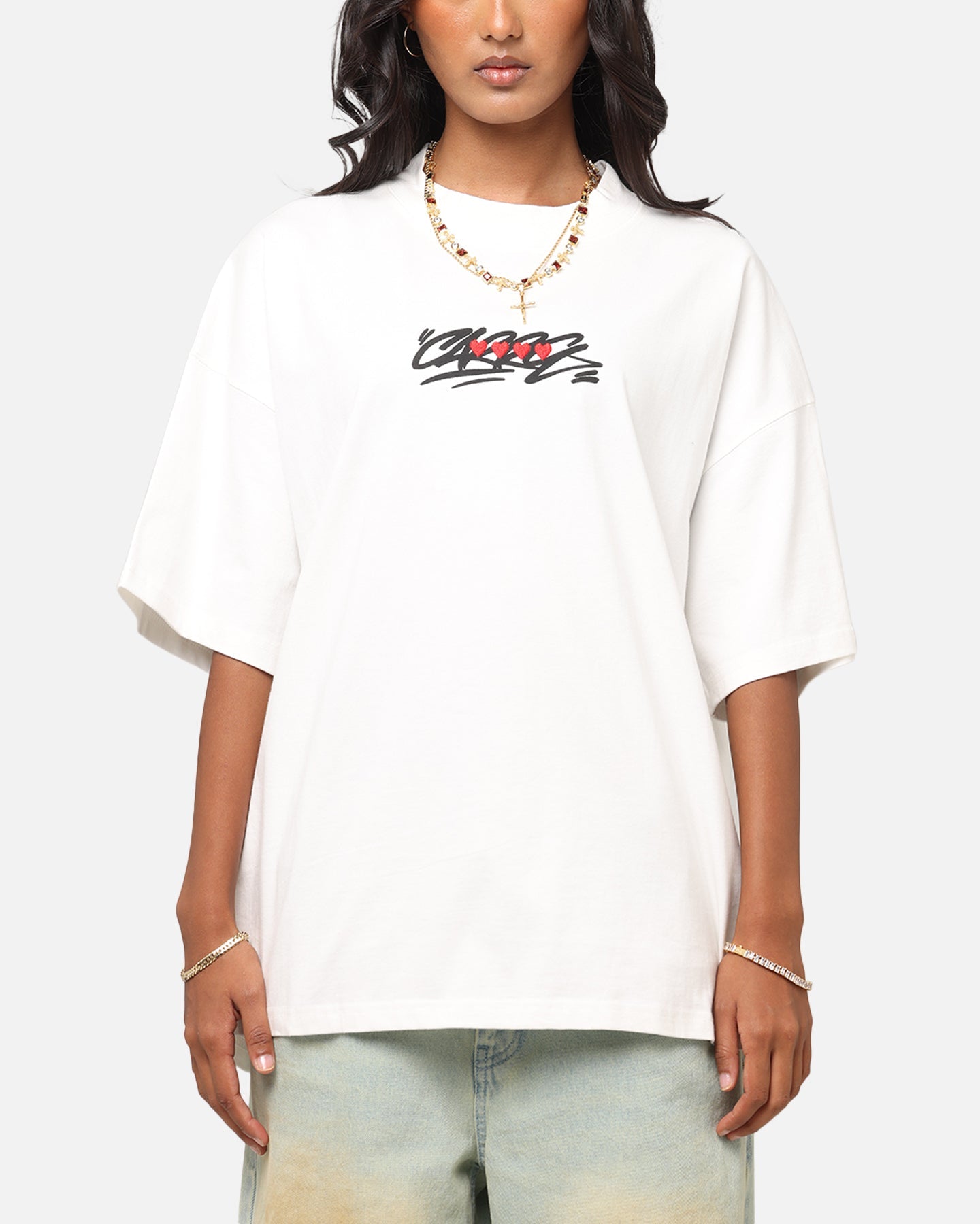 Carre Romance T-Shirt Off White Style001