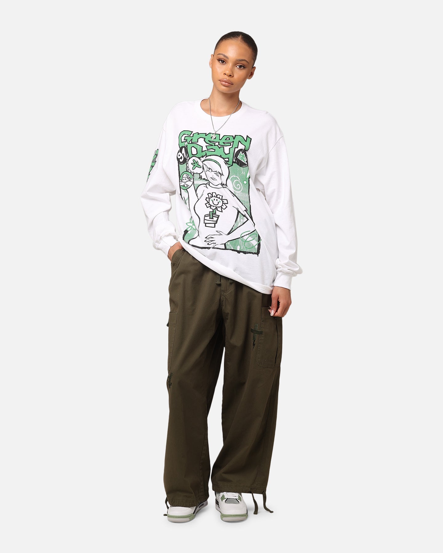 Green Day Kerplunk Long Sleeve T-Shirt White Style001