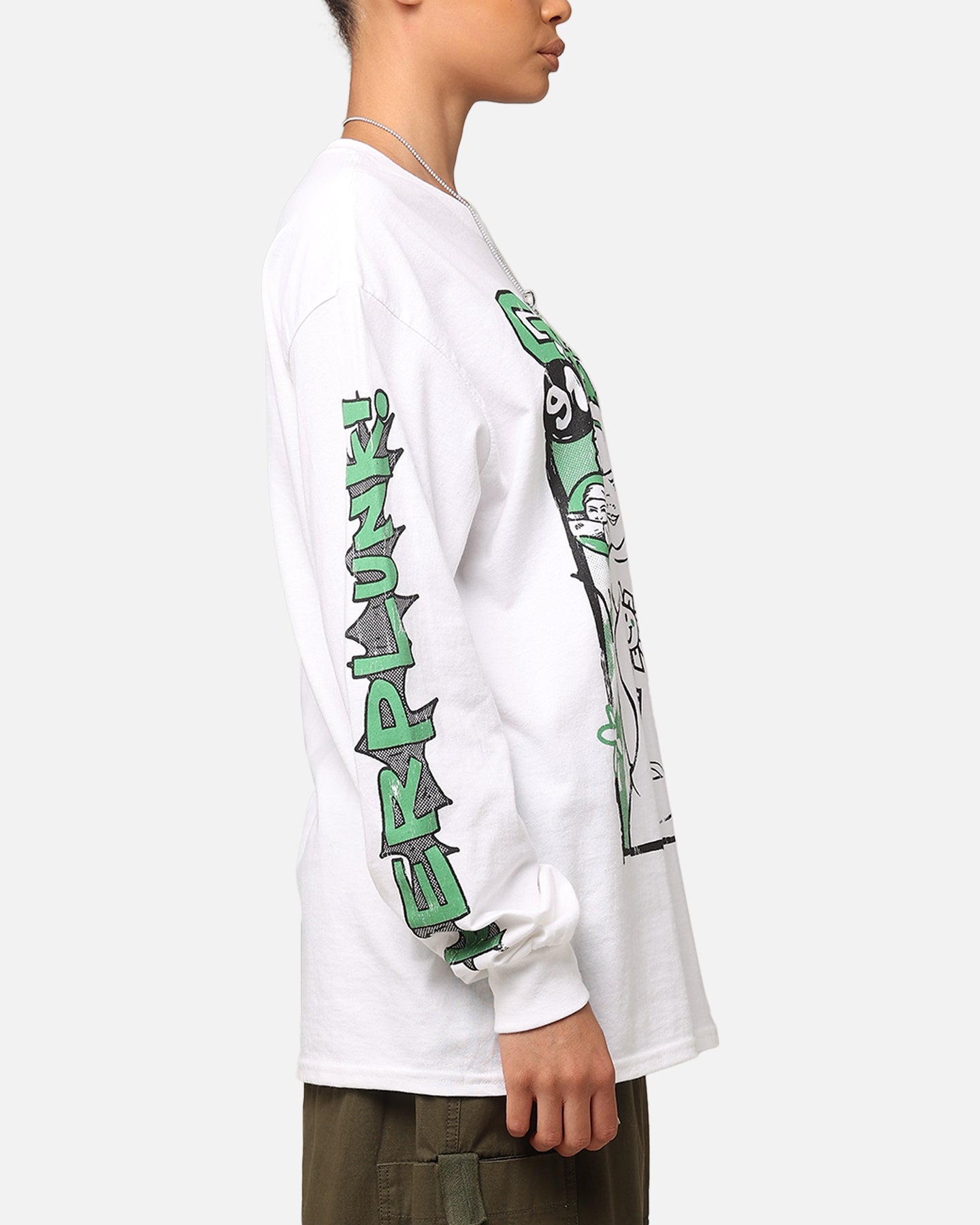 Green Day Kerplunk Long Sleeve T-Shirt White Style001