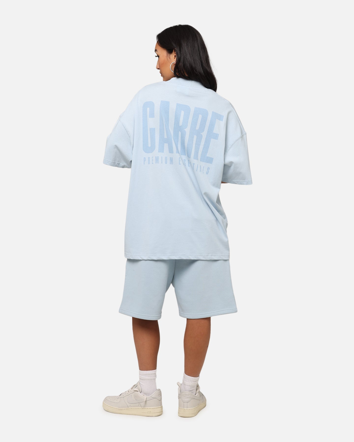 Carre Premium Essentials T-Shirt Baby Blue Style001