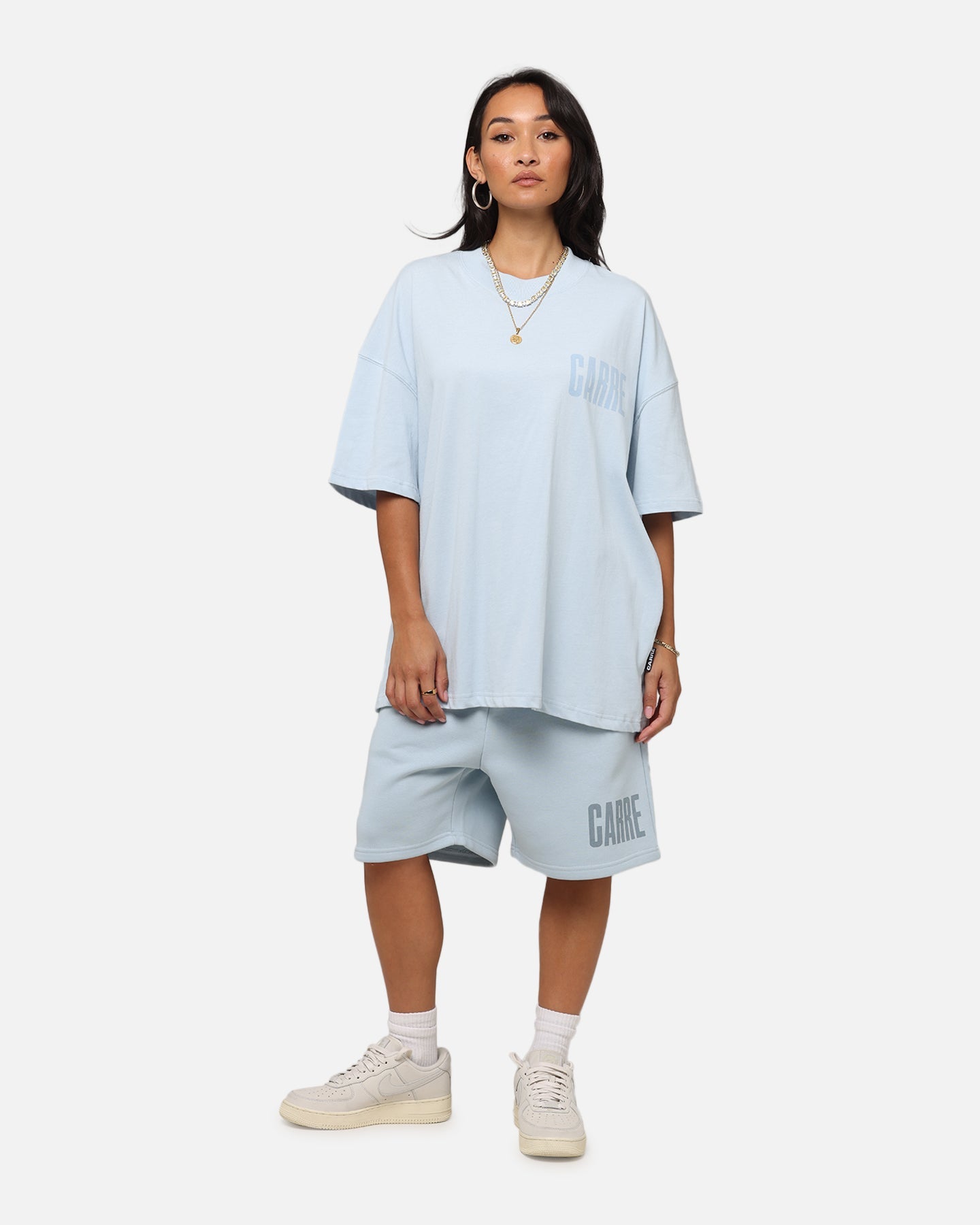 Carre Premium Essentials T-Shirt Baby Blue Style001