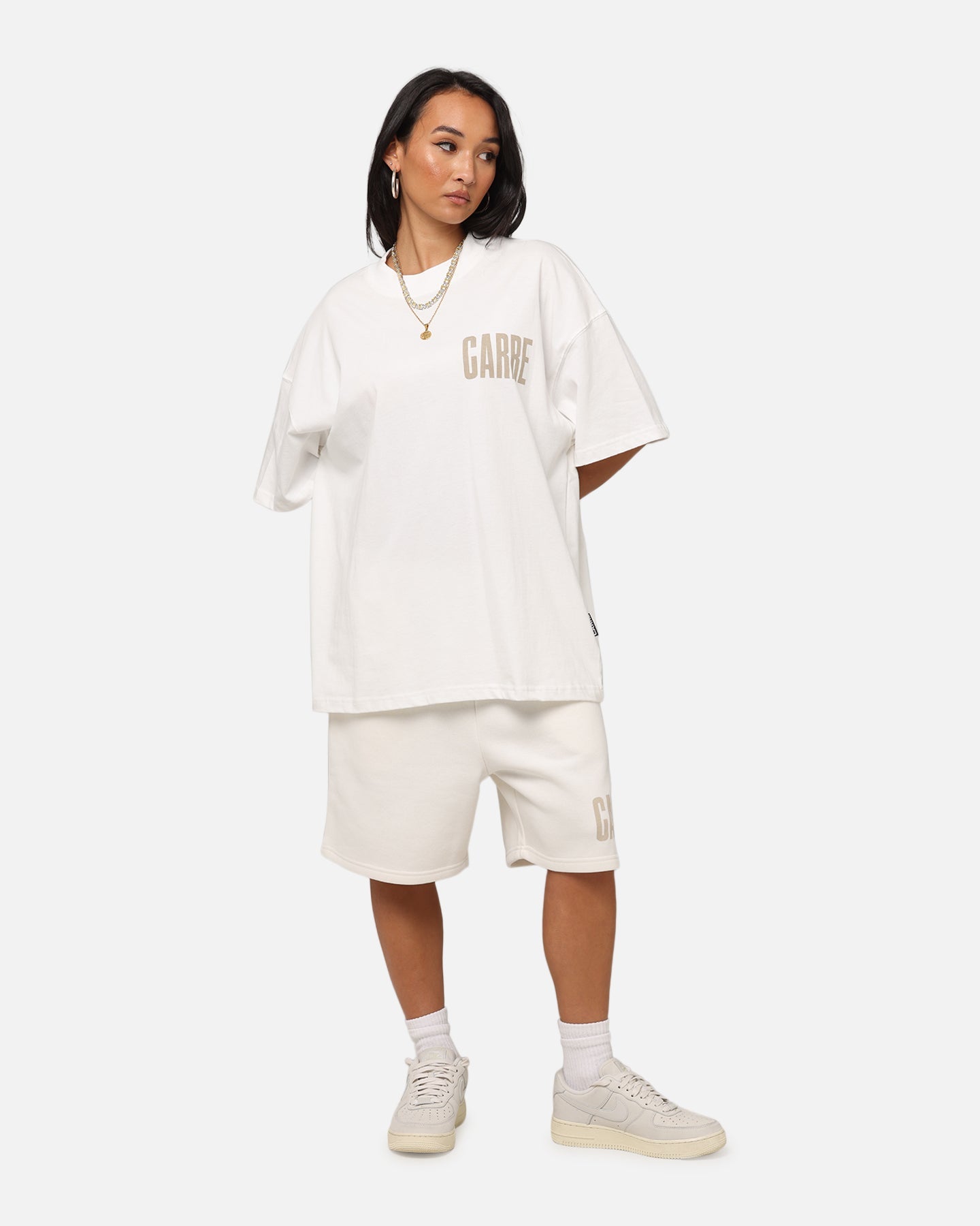 Carre Premium Essentials T-Shirt Off White Style001