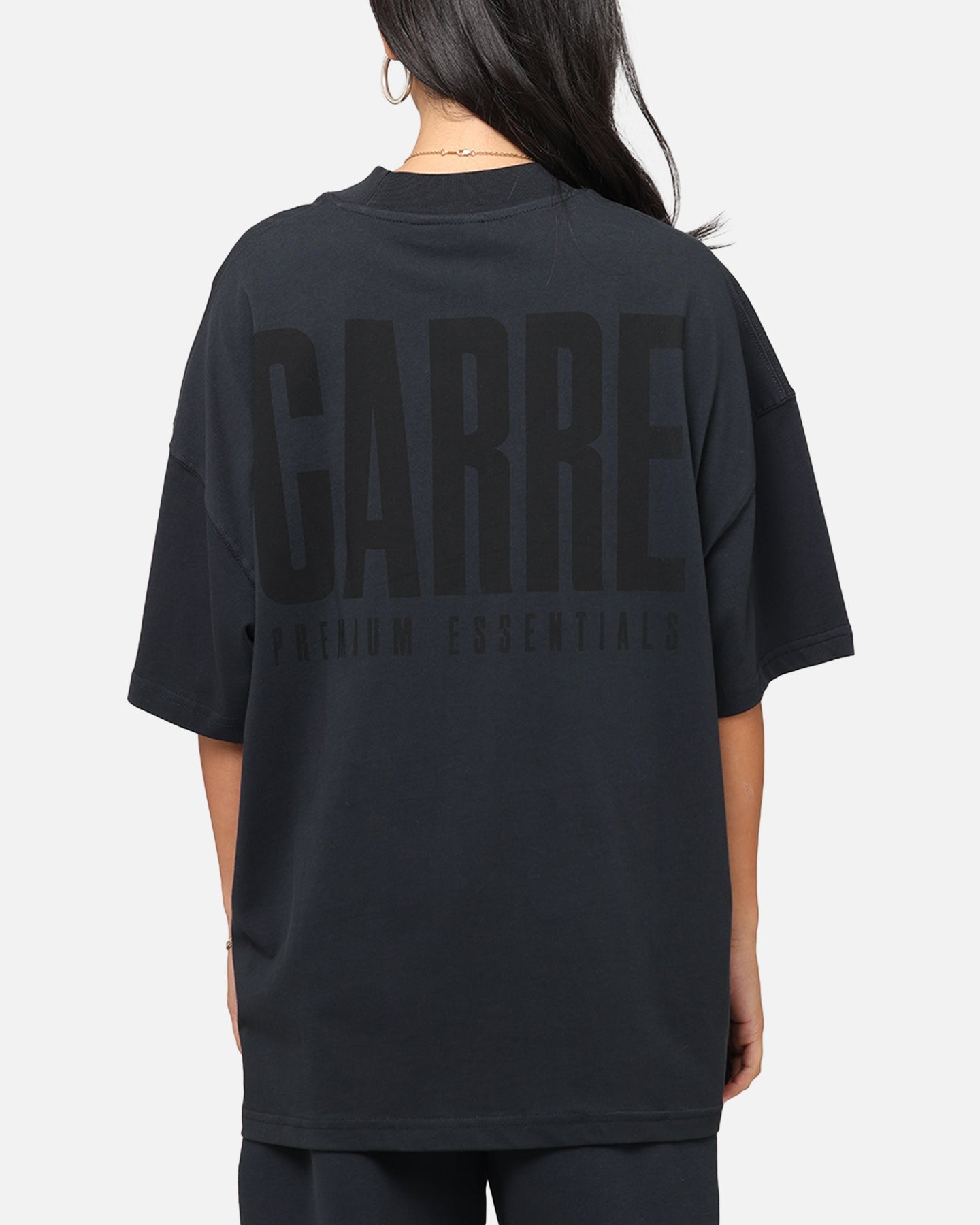 Carre Premium Essentials T-Shirt Steel/Black Style001