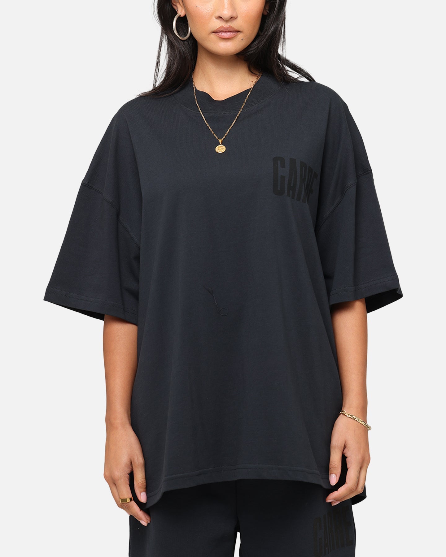 Carre Premium Essentials T-Shirt Steel/Black Style001