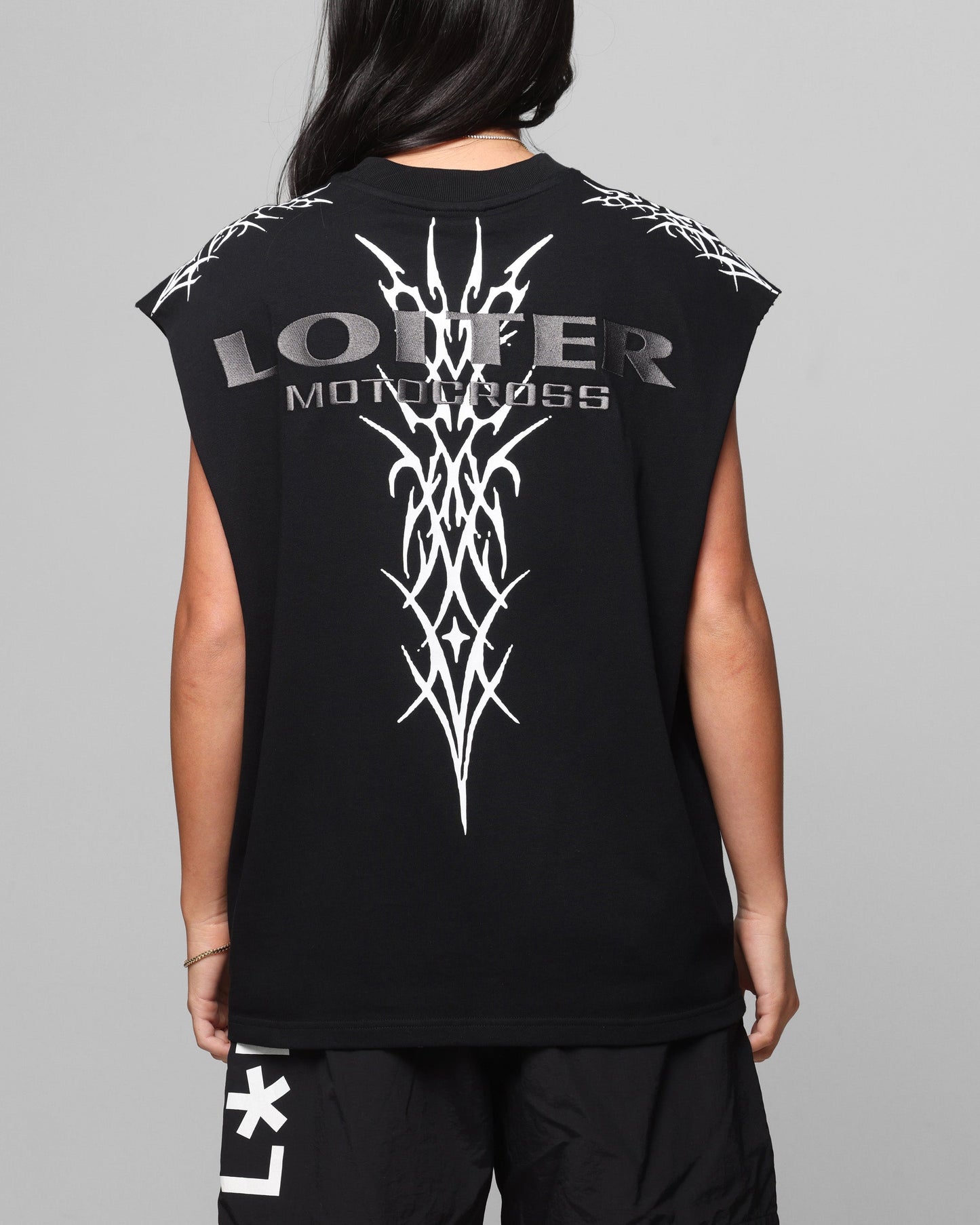 Loiter Cyber Muscle T-Shirt Black Style001