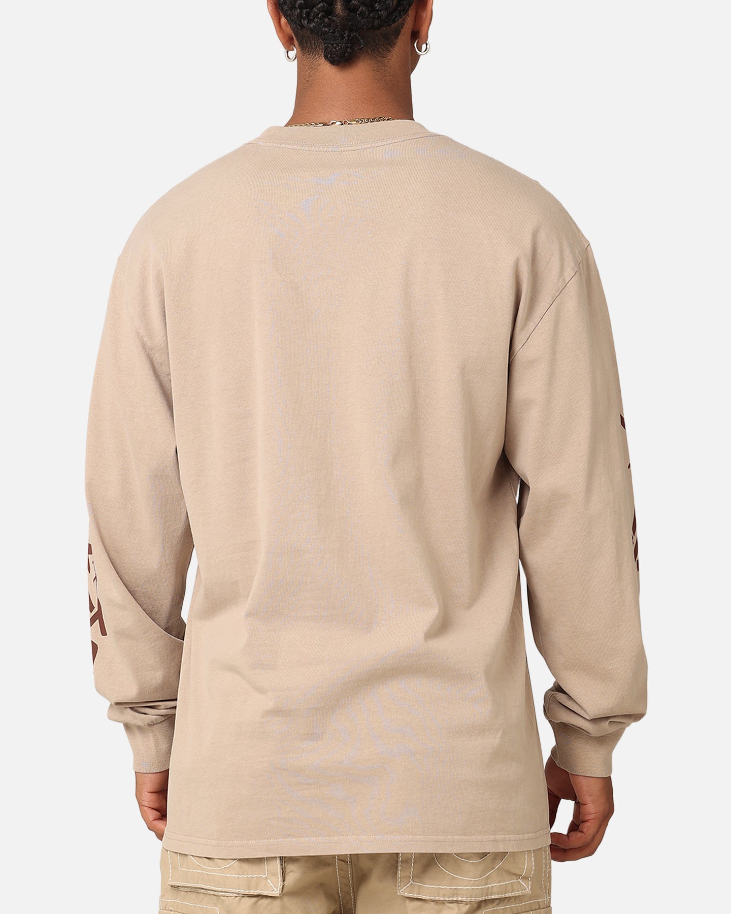 Mitchell & Ness Houston Rockets Tag Long Sleeve T-Shirt Khaki