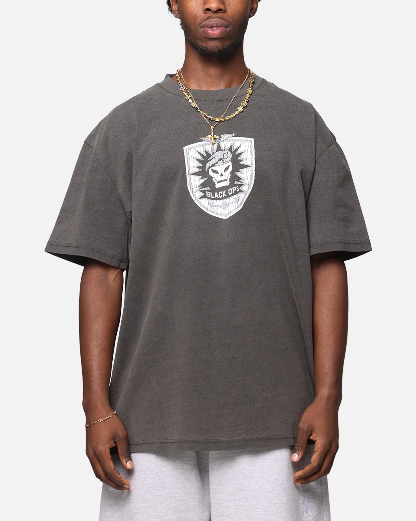 Goat Crew X Call Of Duty Black Ops Heavy T-Shirt Black Wash