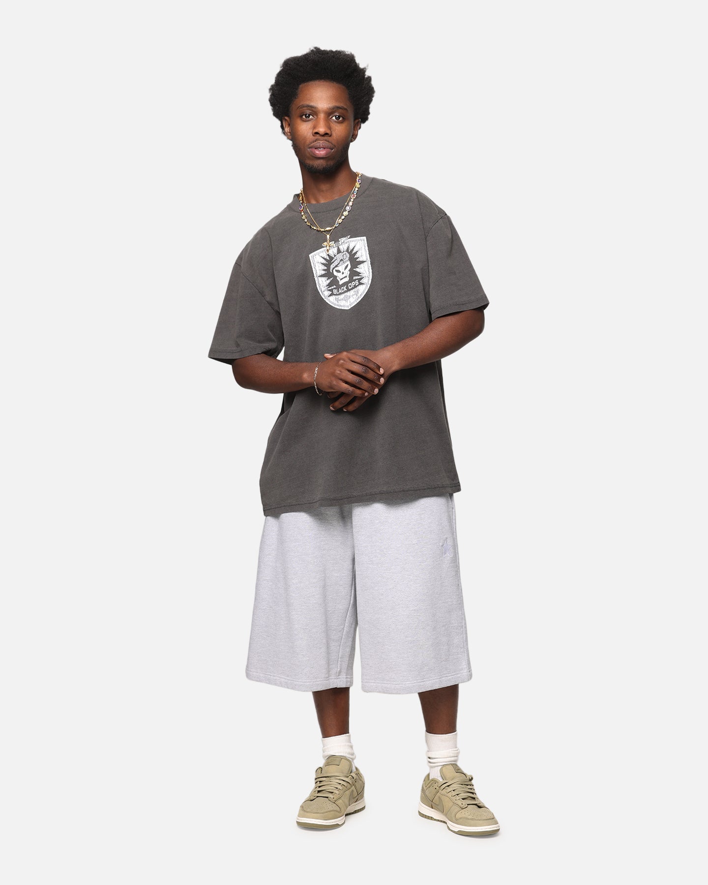 Goat Crew X Call Of Duty Black Ops Heavy T-Shirt Black Wash