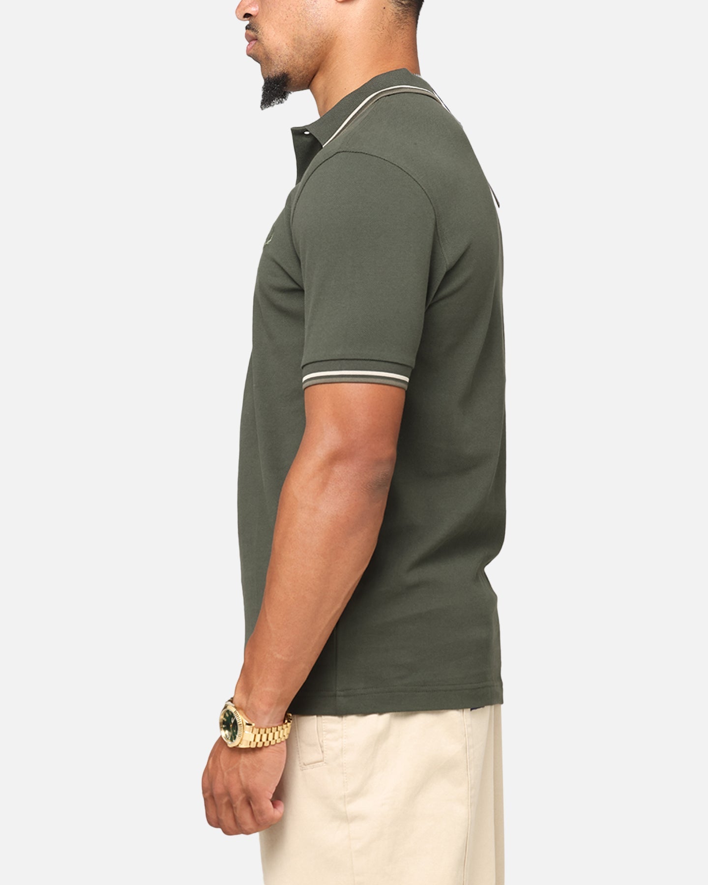 Fred Perry Twin Tipped Polo Shirt Hunter Green