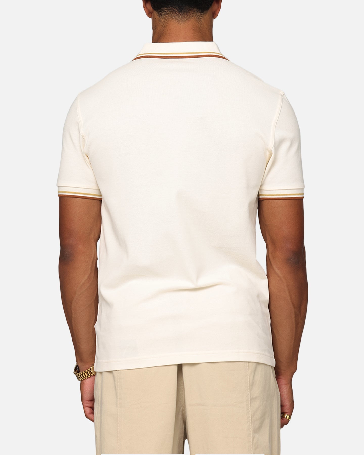 Fred Perry Twin Tipped Polo Shirt Ecru