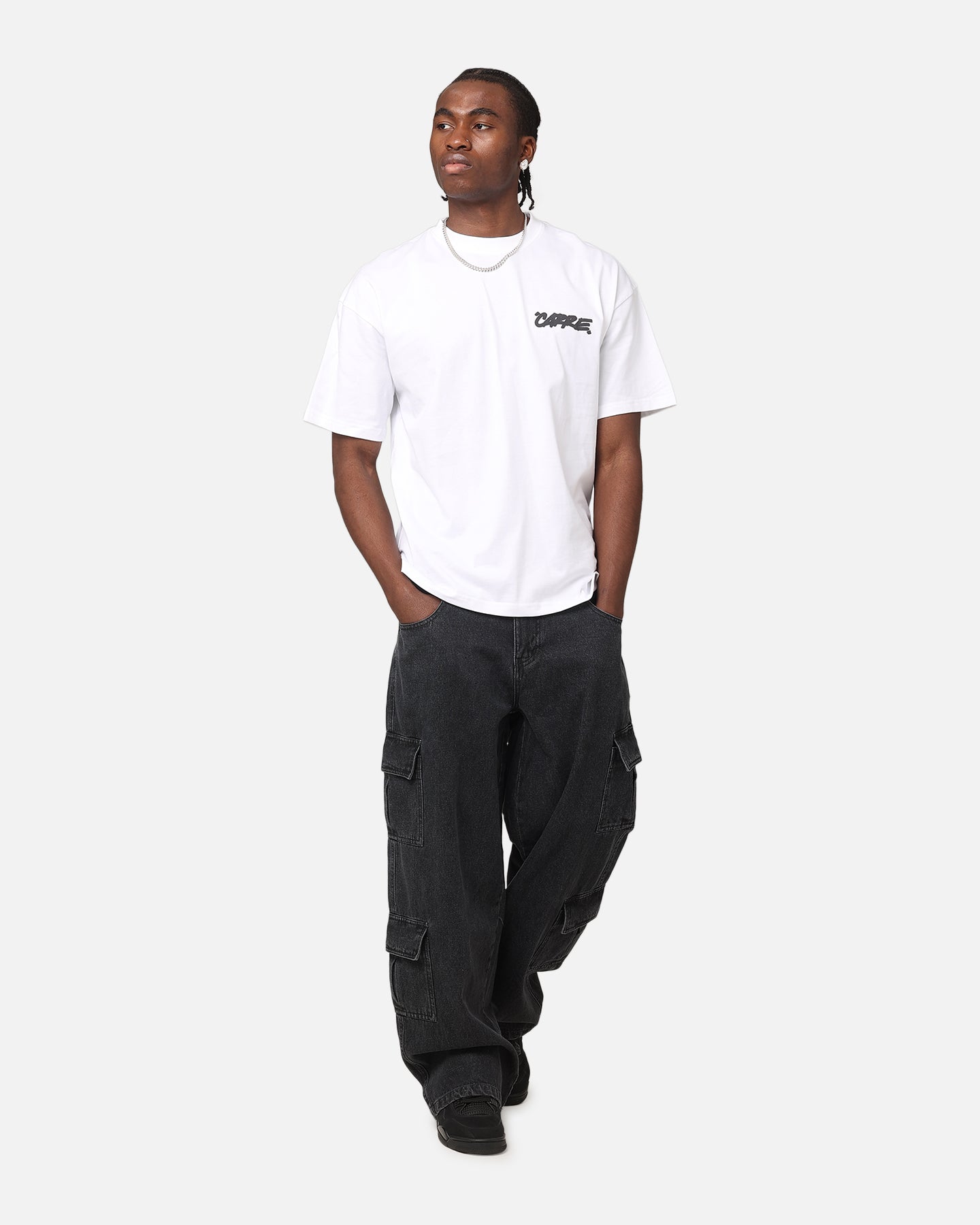 Carre Smashed Drop T-Shirt White