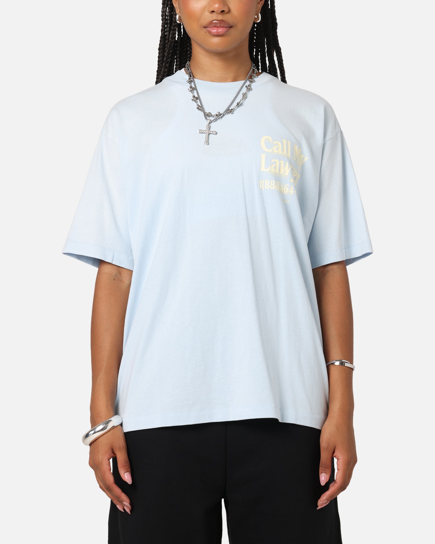 Market Call My Lawyer 3D T-Shirt Light Blue Style001