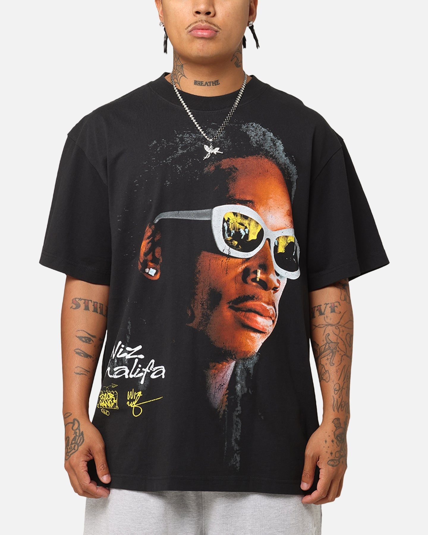 ID Supply Wiz Khalifa Taylor Gang Vision T-Shirt Black