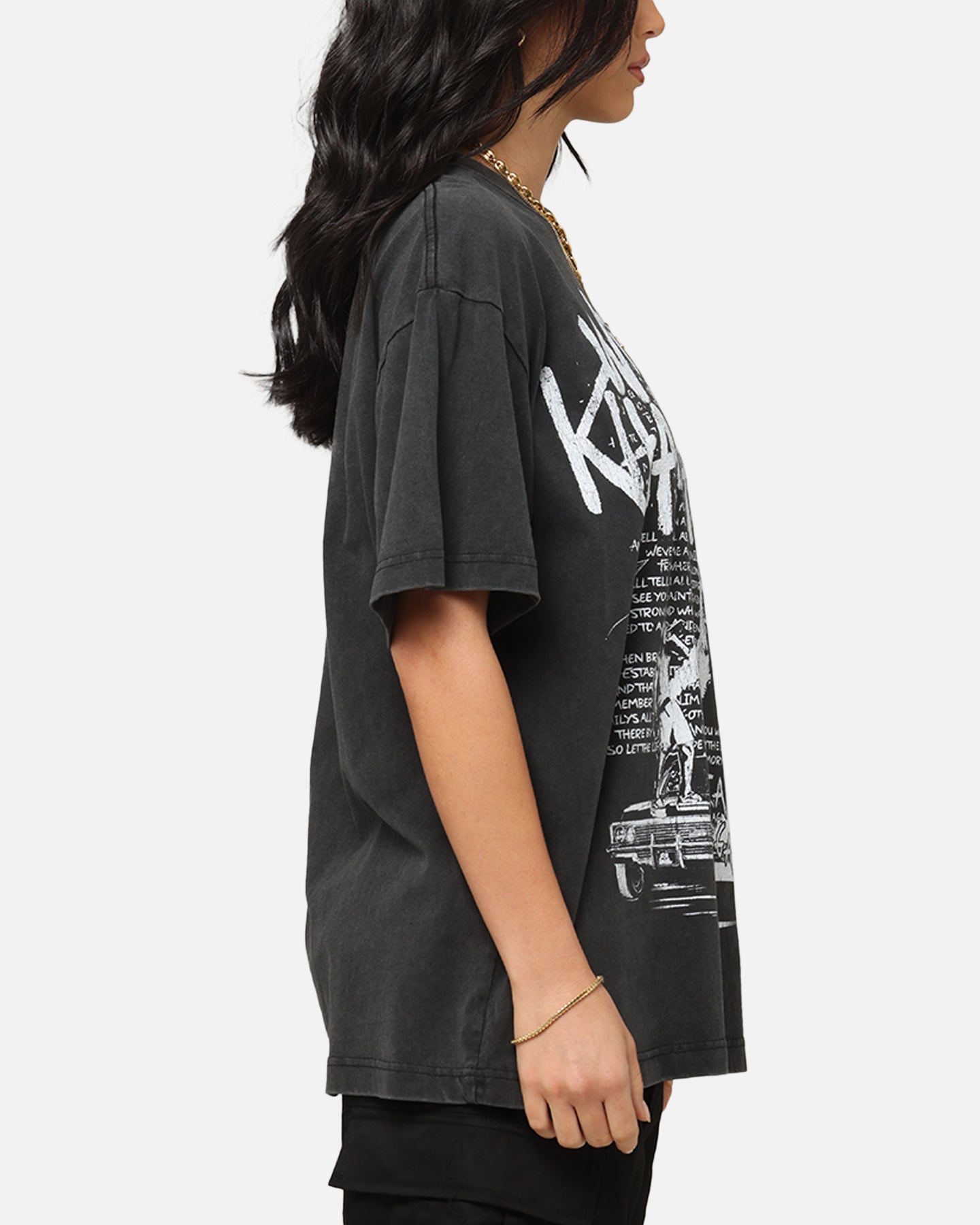 ID Supply Wiz Khalifa Up In Smoke T-Shirt Washed Black Style001