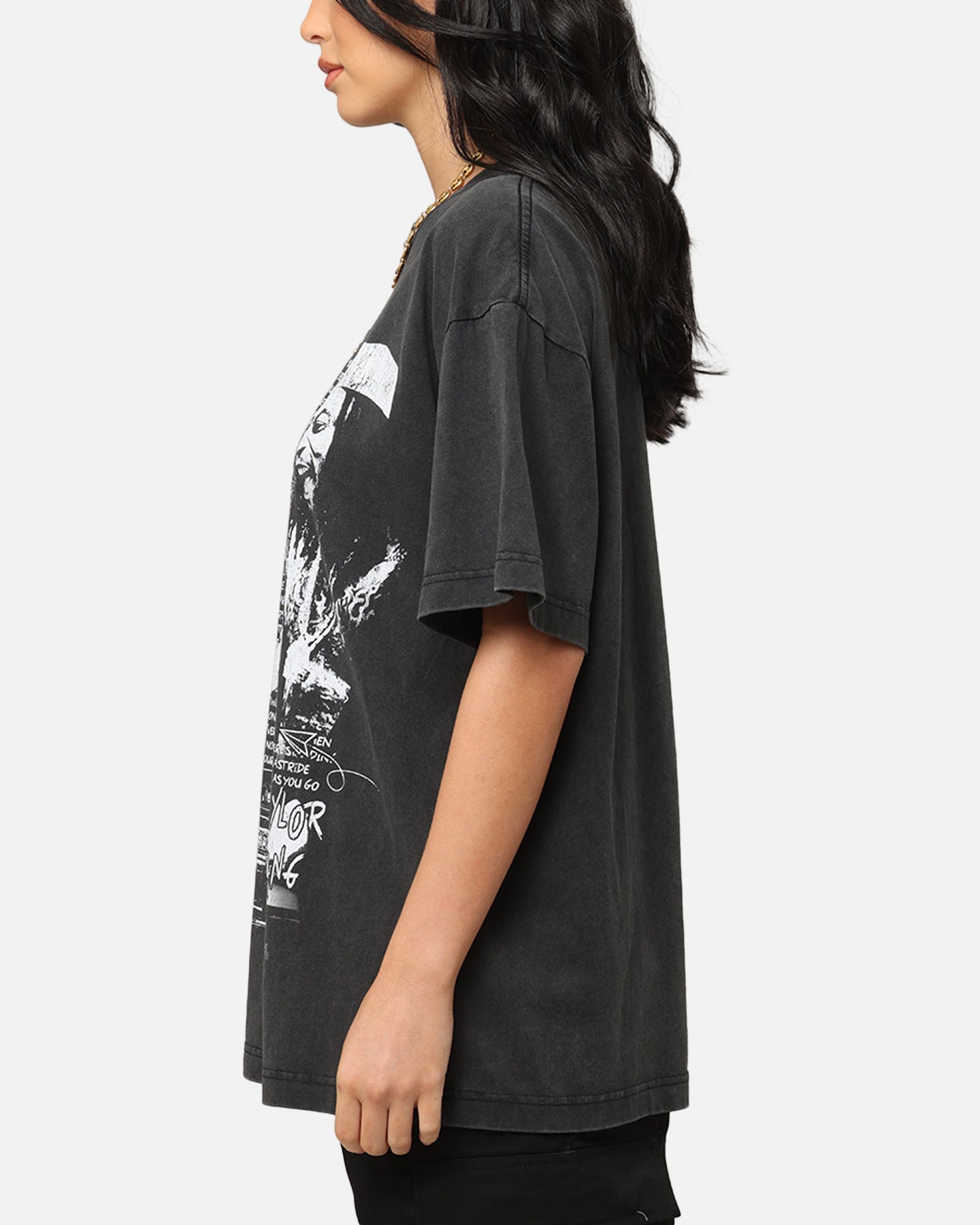 ID Supply Wiz Khalifa Up In Smoke T-Shirt Washed Black Style001