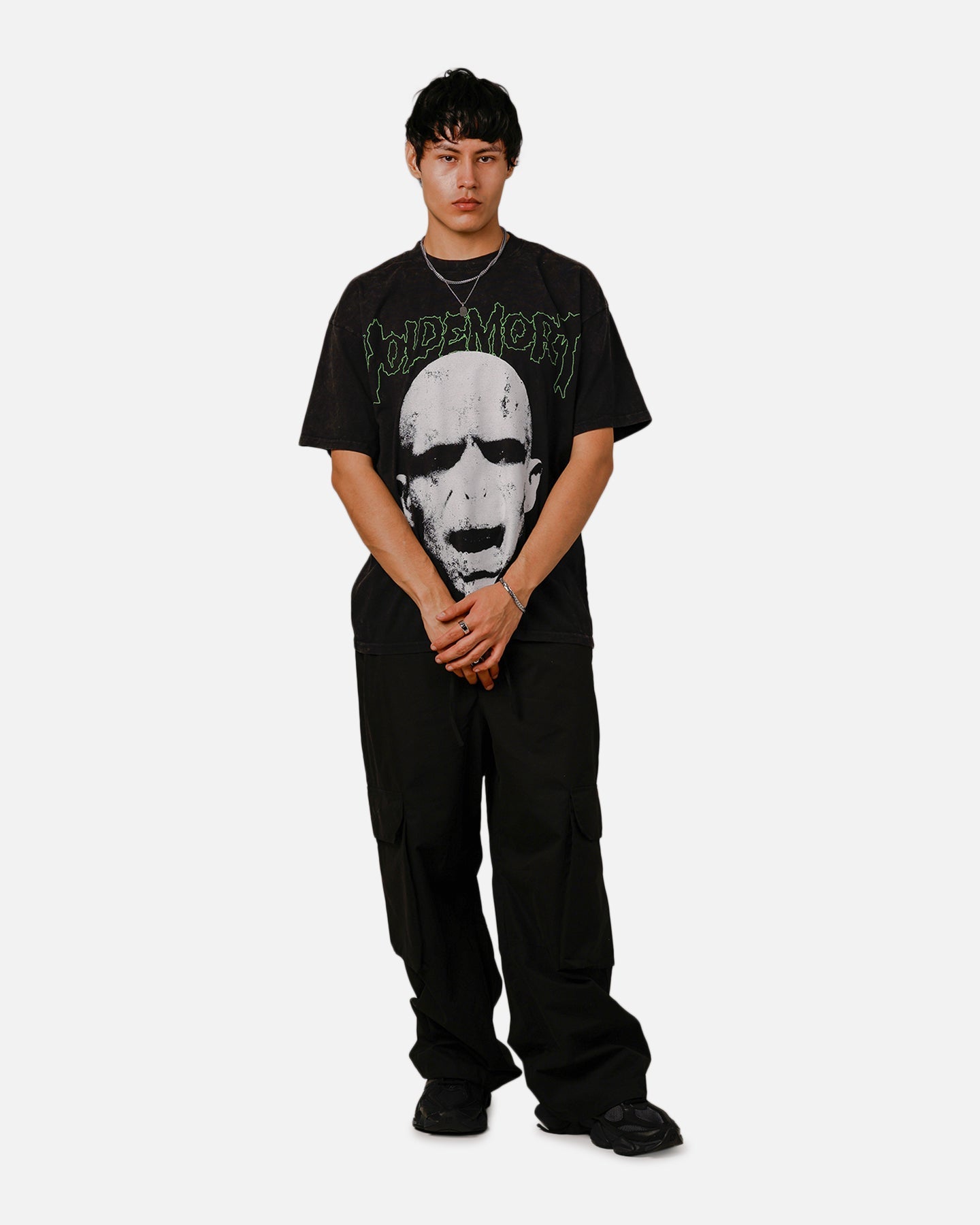 Goat Crew X Harry Potter Lord Voldemort Heavy T-Shirt Vintage Black