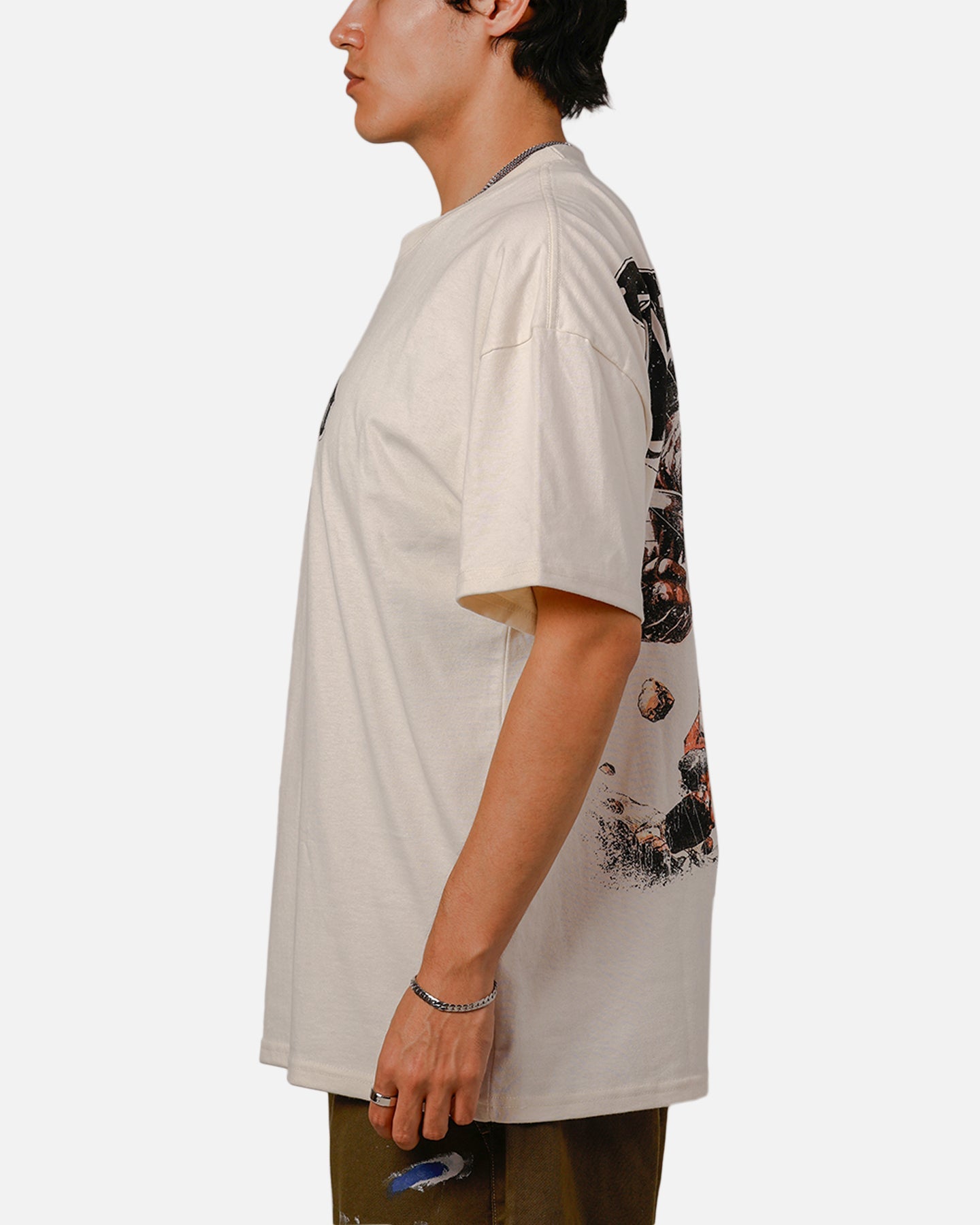 Goat Crew X DC Superman Darkseid Heavy T-Shirt Off White