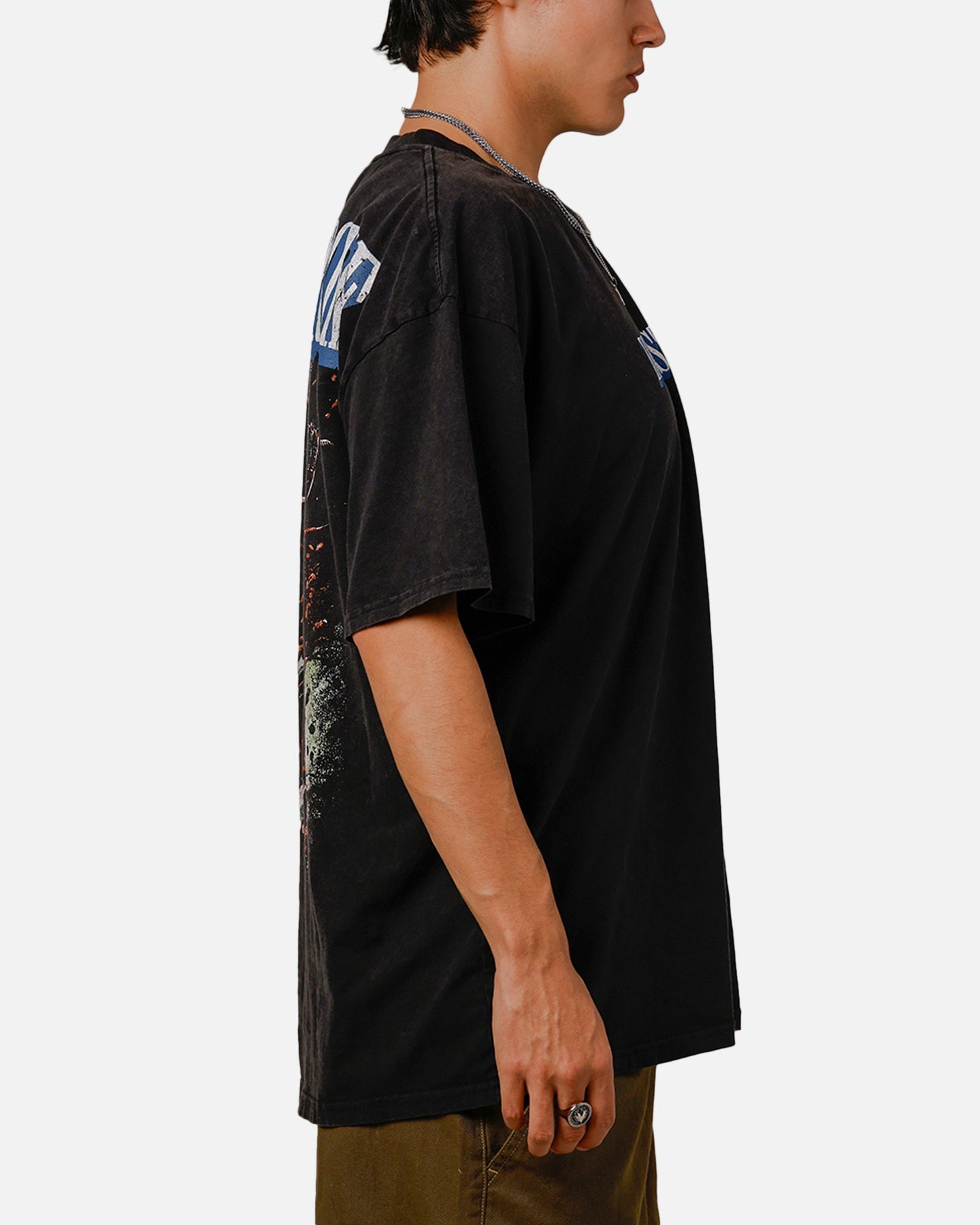 Goat Crew X DC Deathstroke Heavy T-Shirt Vintage Black