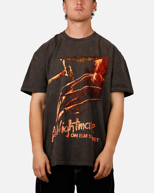 American Thrift X A Nightmare on Elm Street 'Horror Classics' Claw Heavyweight T-Shirt Black Wash