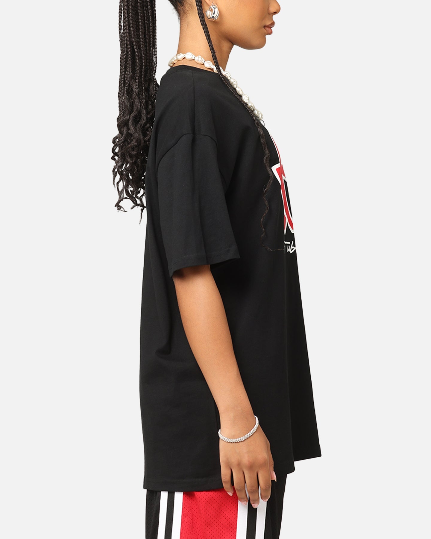 Fubu Basic T-Shirt Black/Red/White Style001