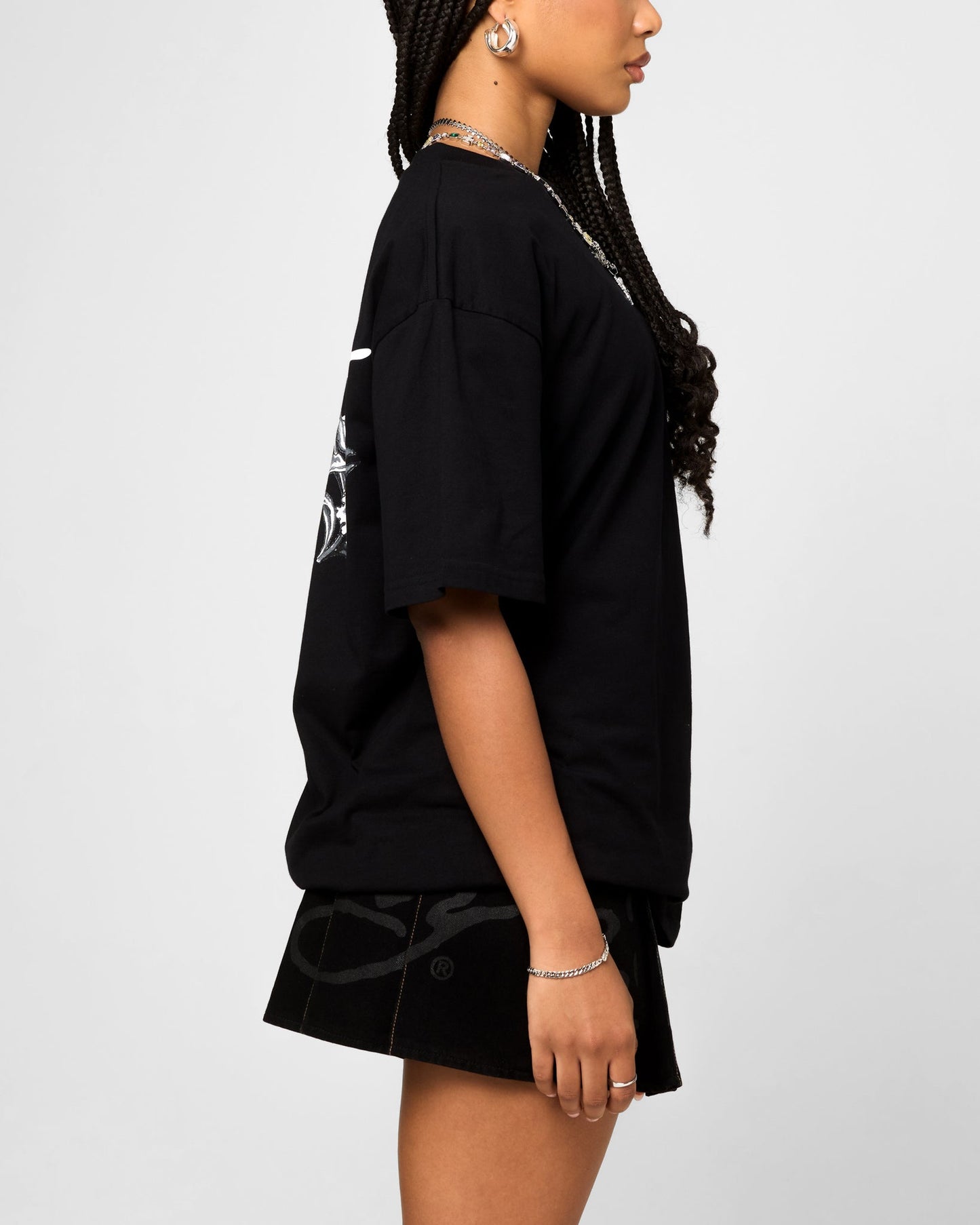 Ed Hardy Flowers T-Shirt Black Style001