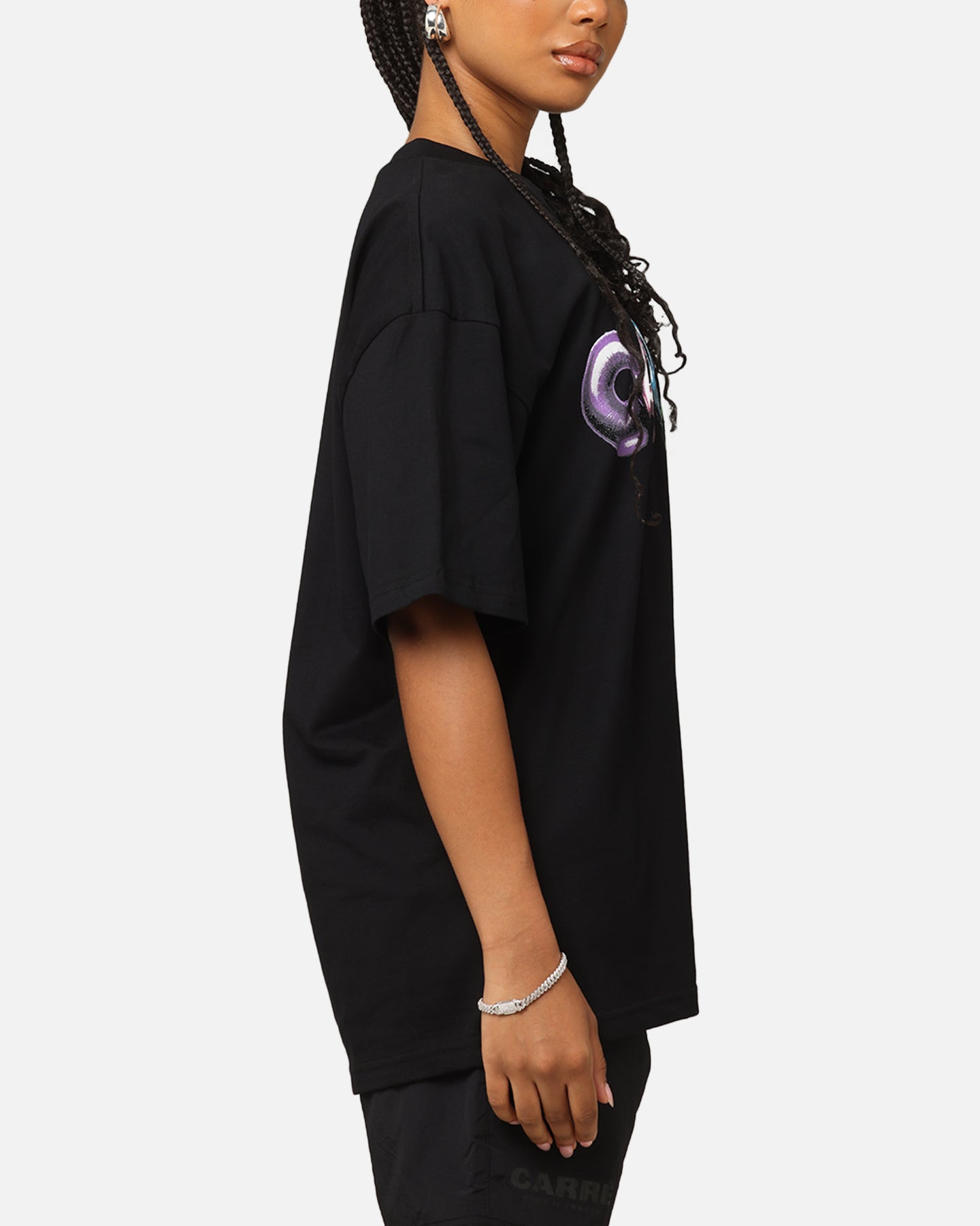 Carre Balloon T-Shirt Black Style001