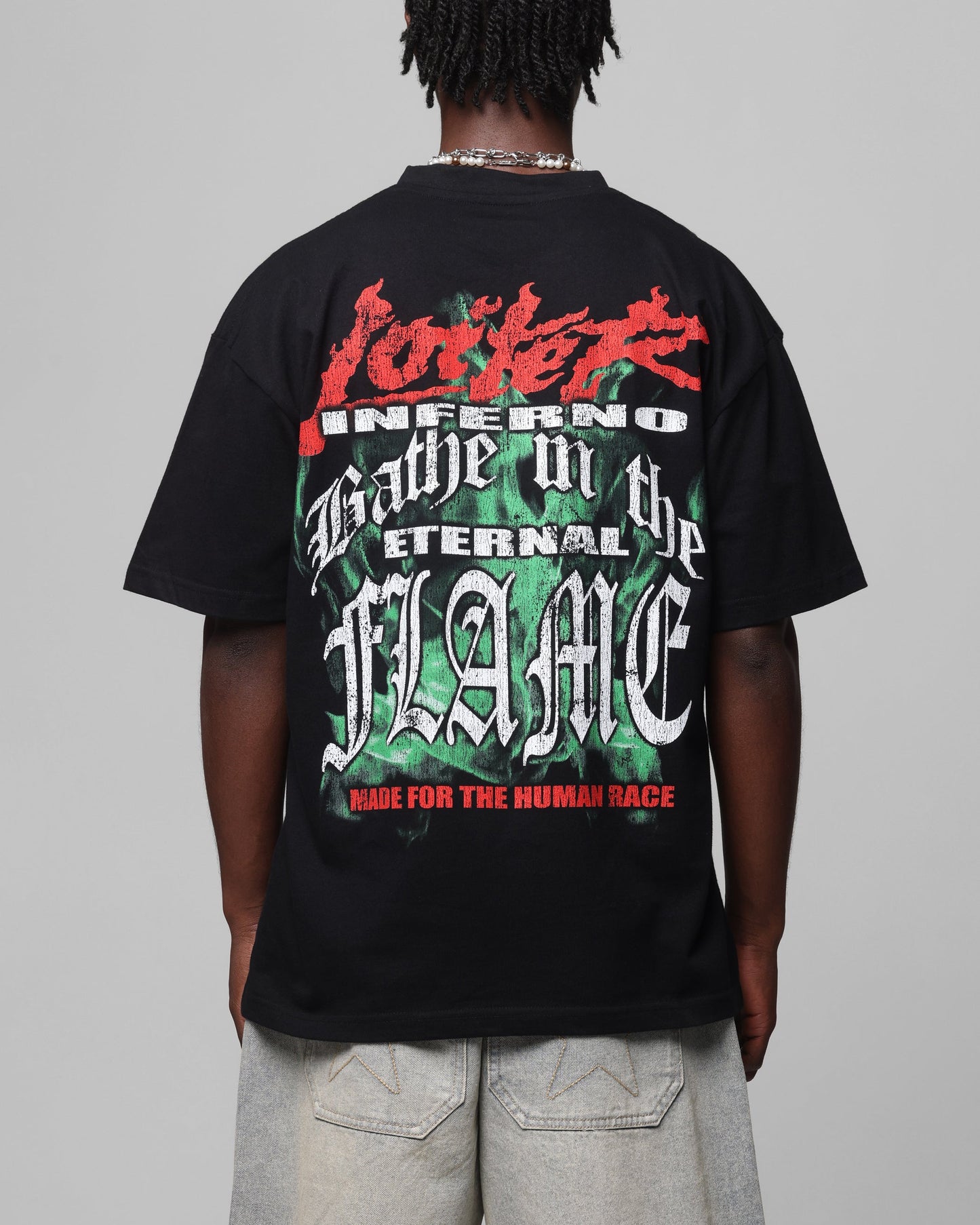Loiter Inferno Drop T-Shirt Black