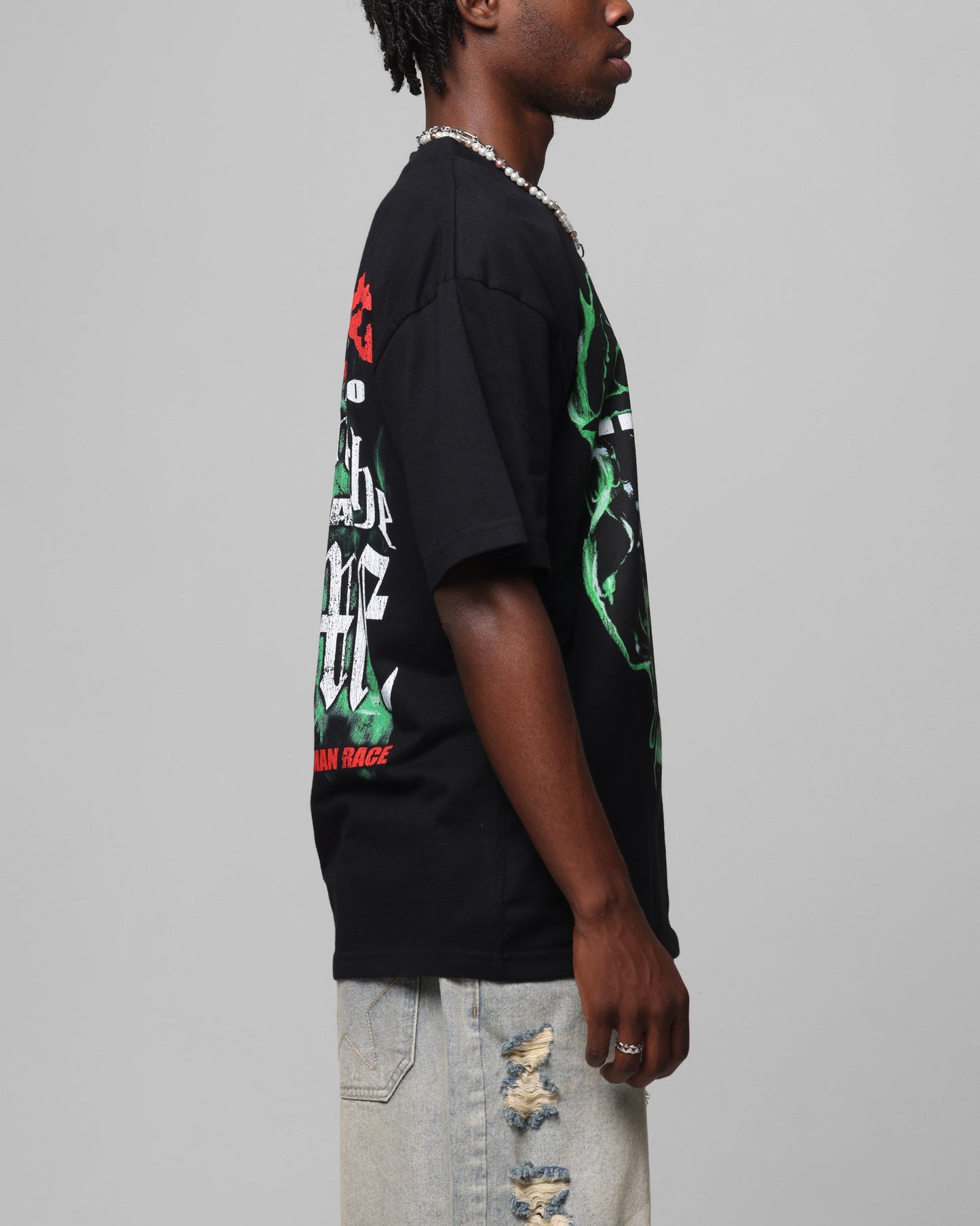 Loiter Inferno Drop T-Shirt Black