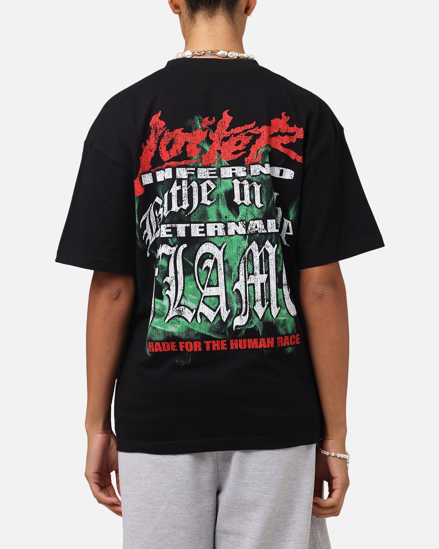 Loiter Inferno Drop T-Shirt Black Style001