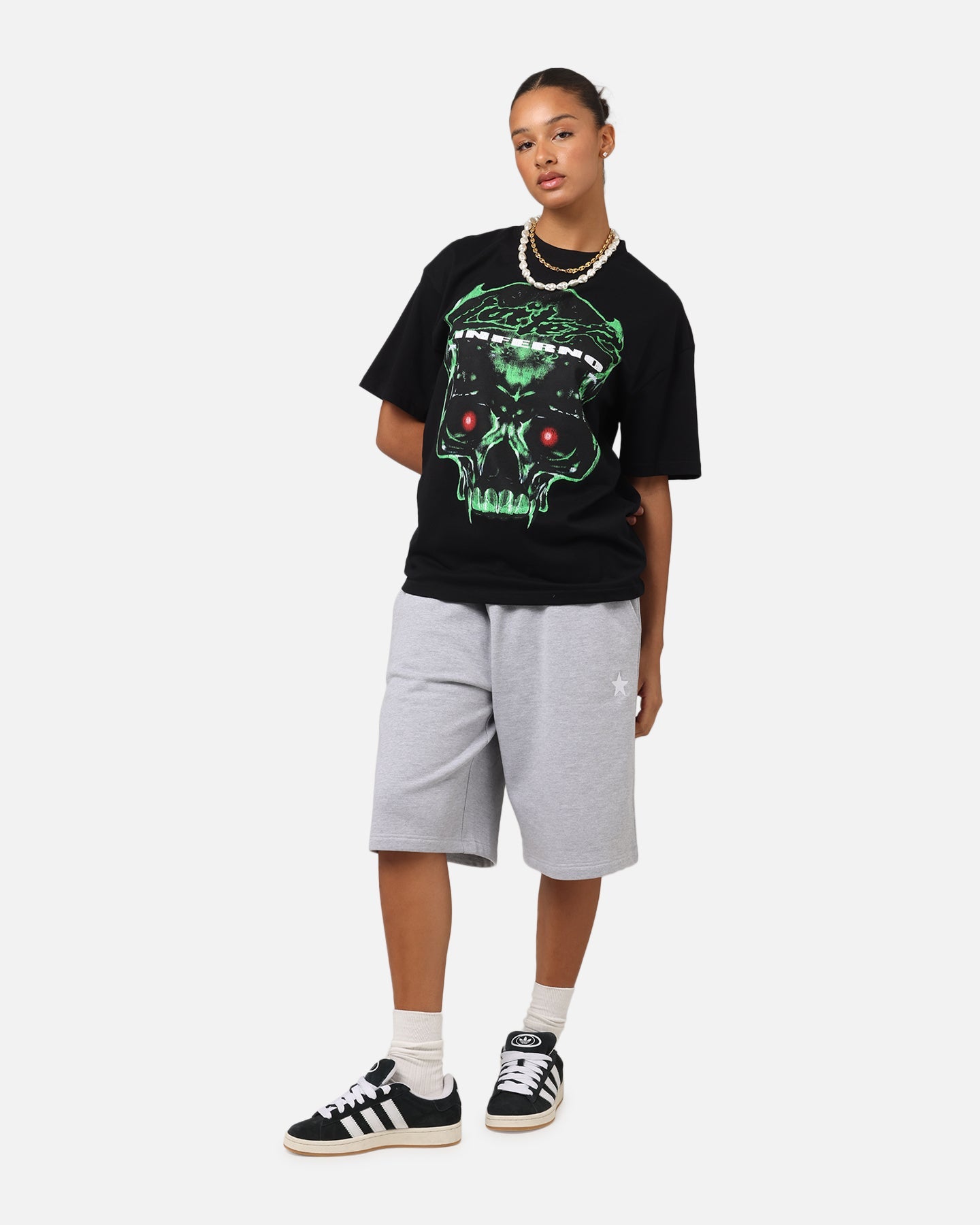 Loiter Inferno Drop T-Shirt Black Style001