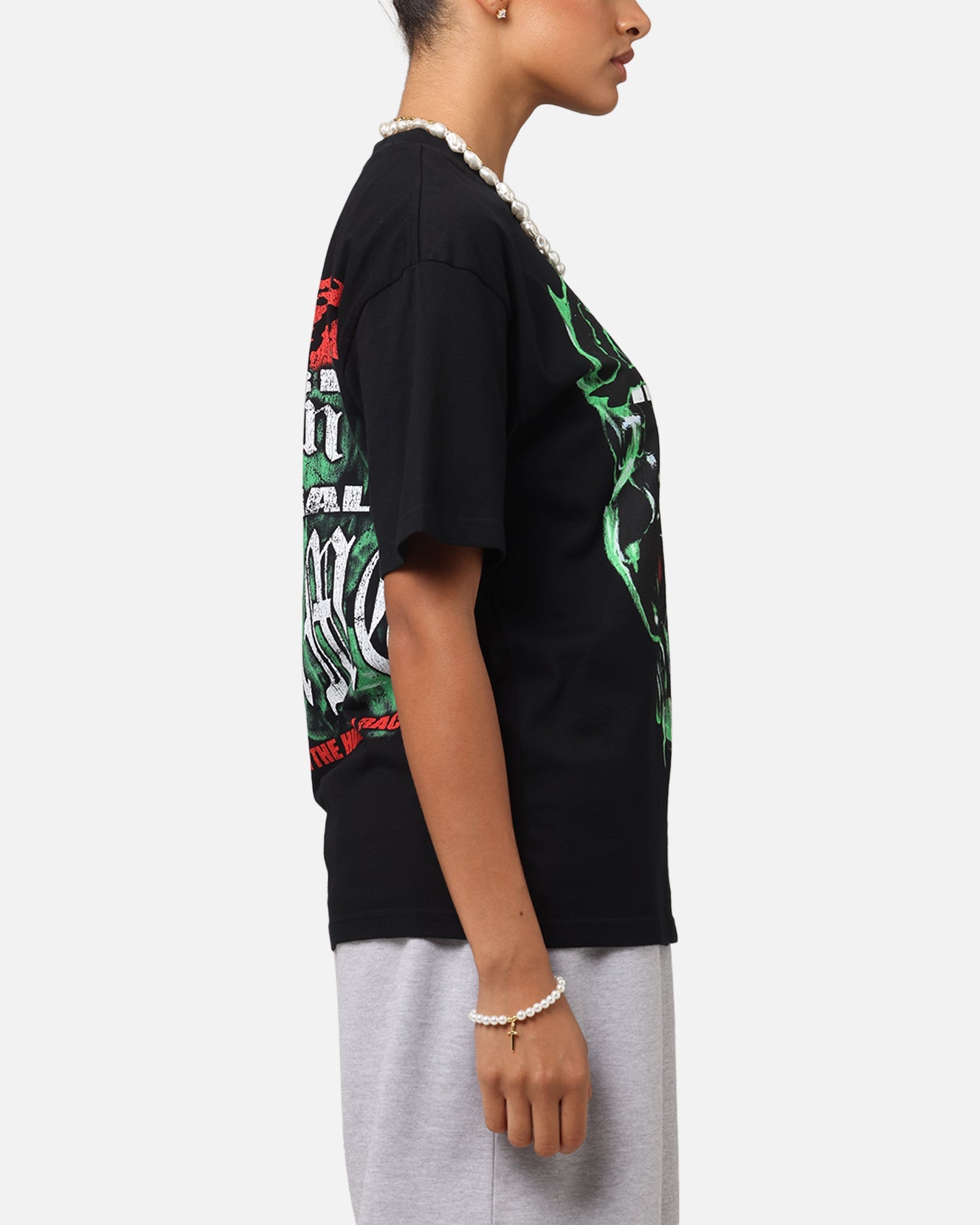 Loiter Inferno Drop T-Shirt Black Style001