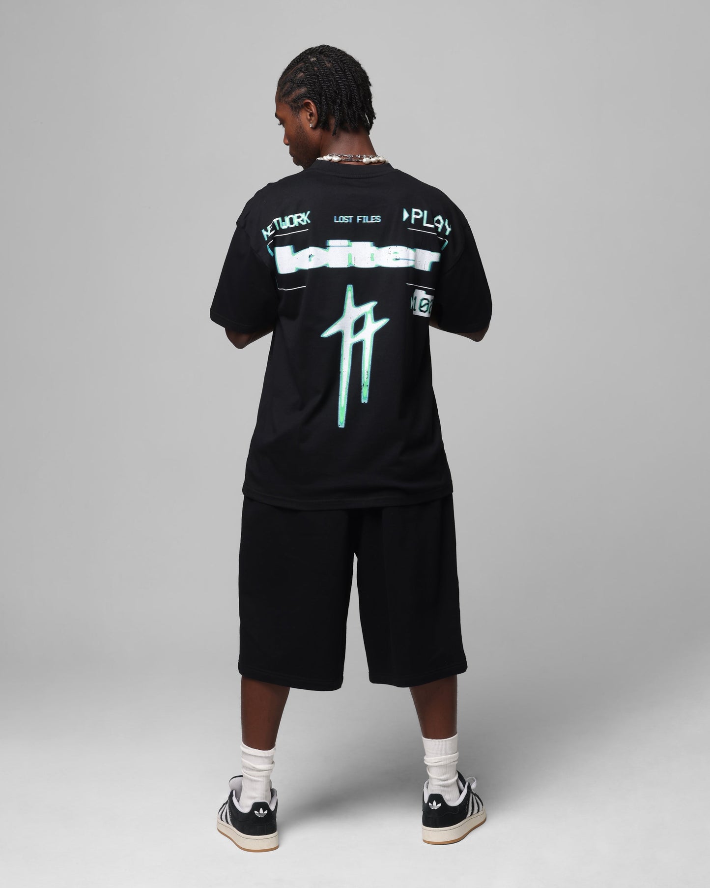 Loiter Night Crawler Drop T-Shirt Black