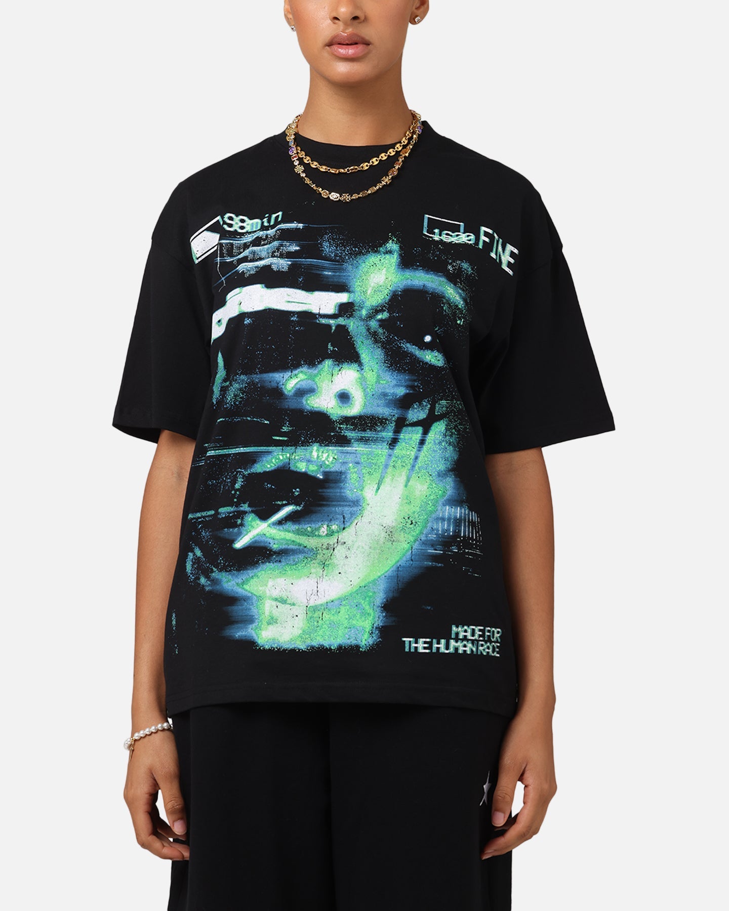 Loiter Night Crawler Drop T-Shirt Black Style001