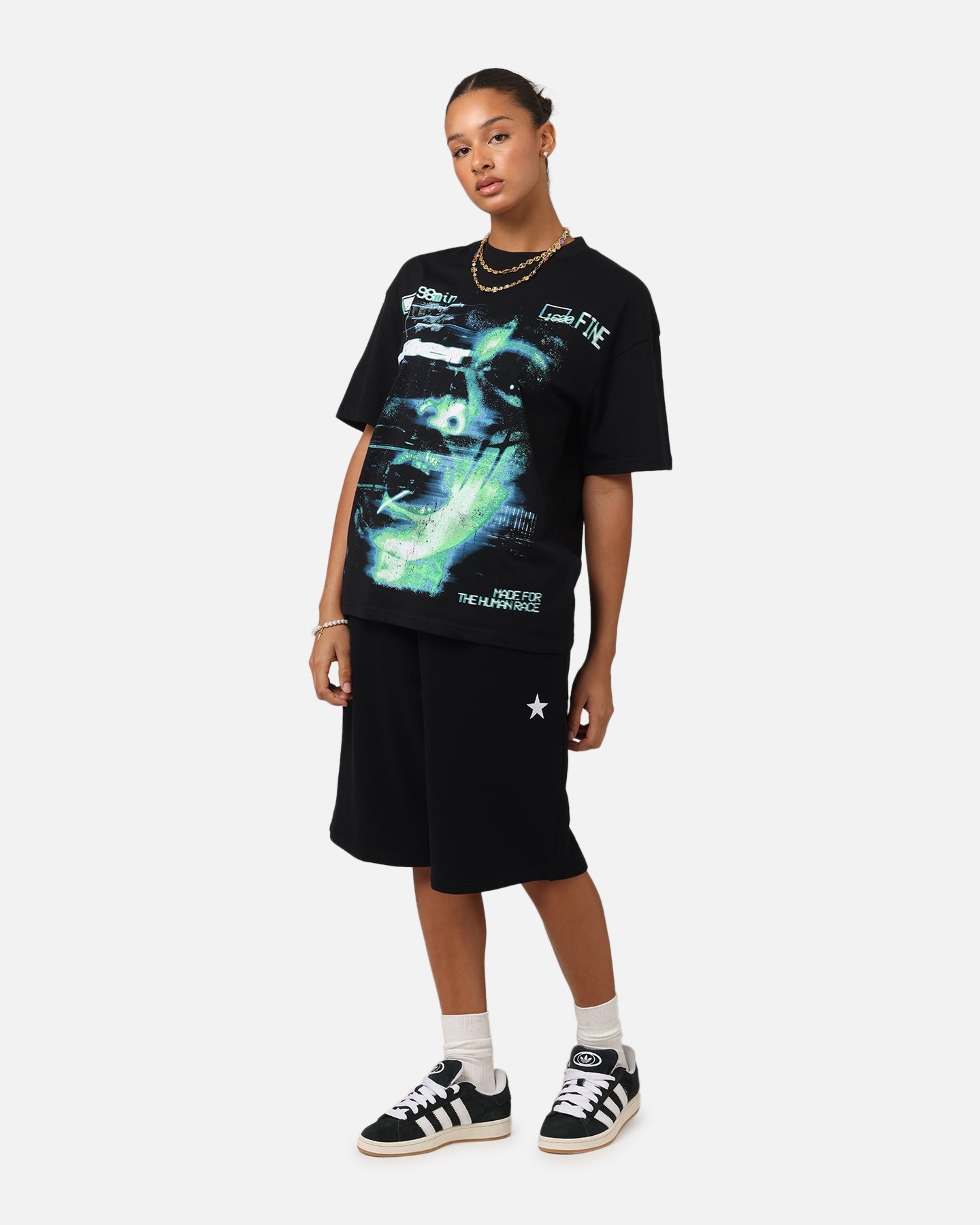 Loiter Night Crawler Drop T-Shirt Black Style001