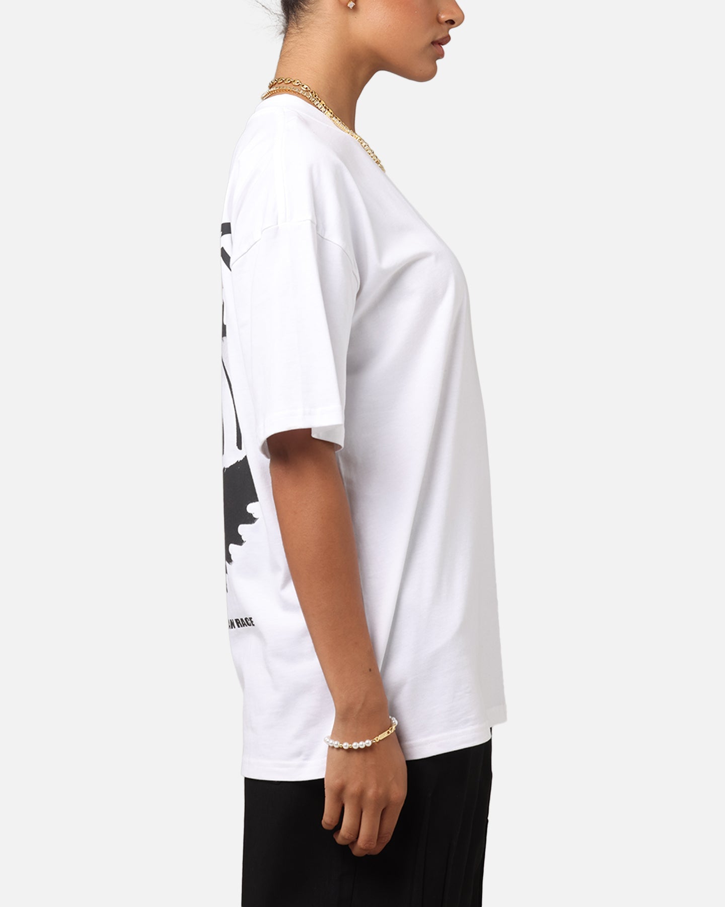 Loiter Saw Blade Drop T-Shirt White Style001